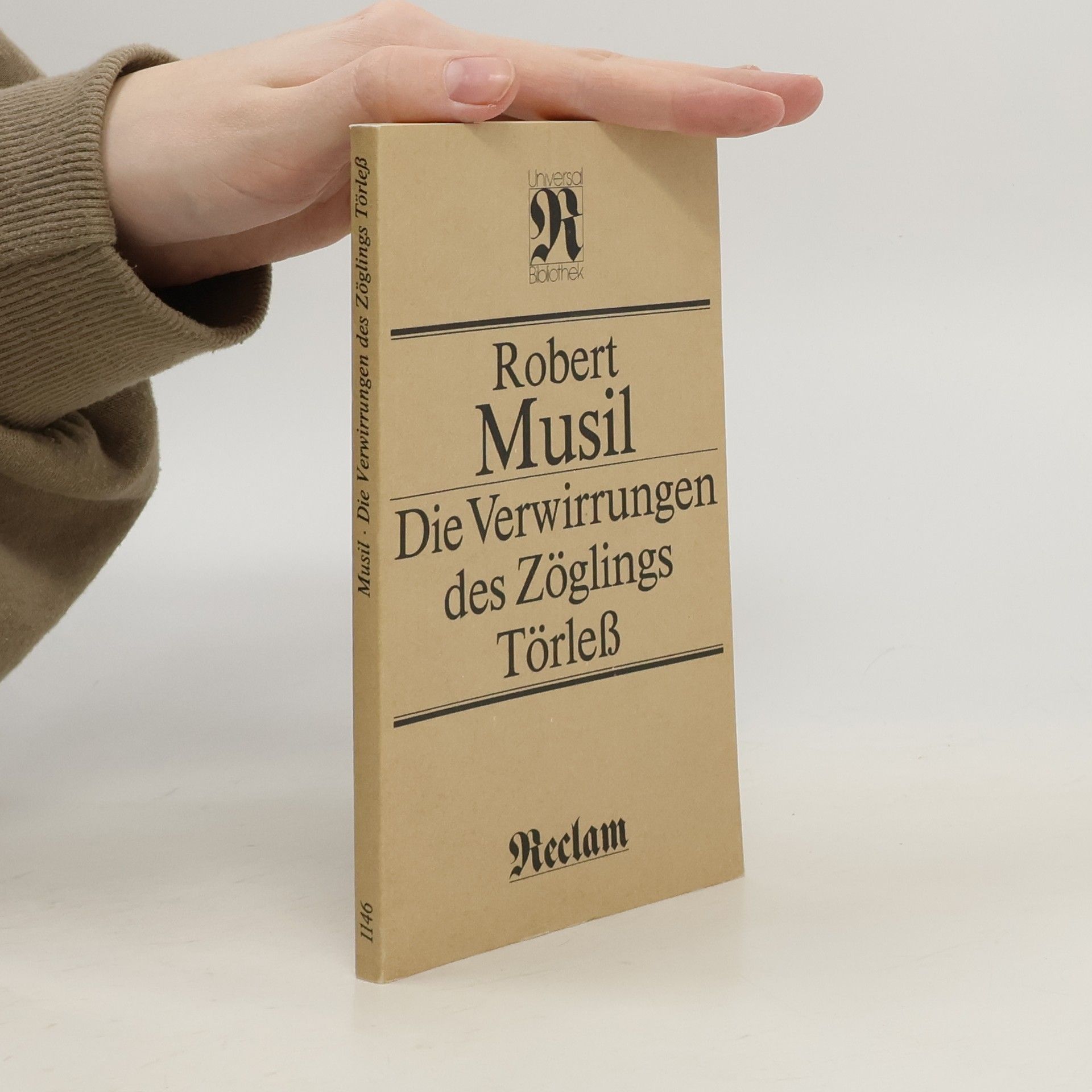 Robert Musil Die Verwirrungen des Zöglings Törleß