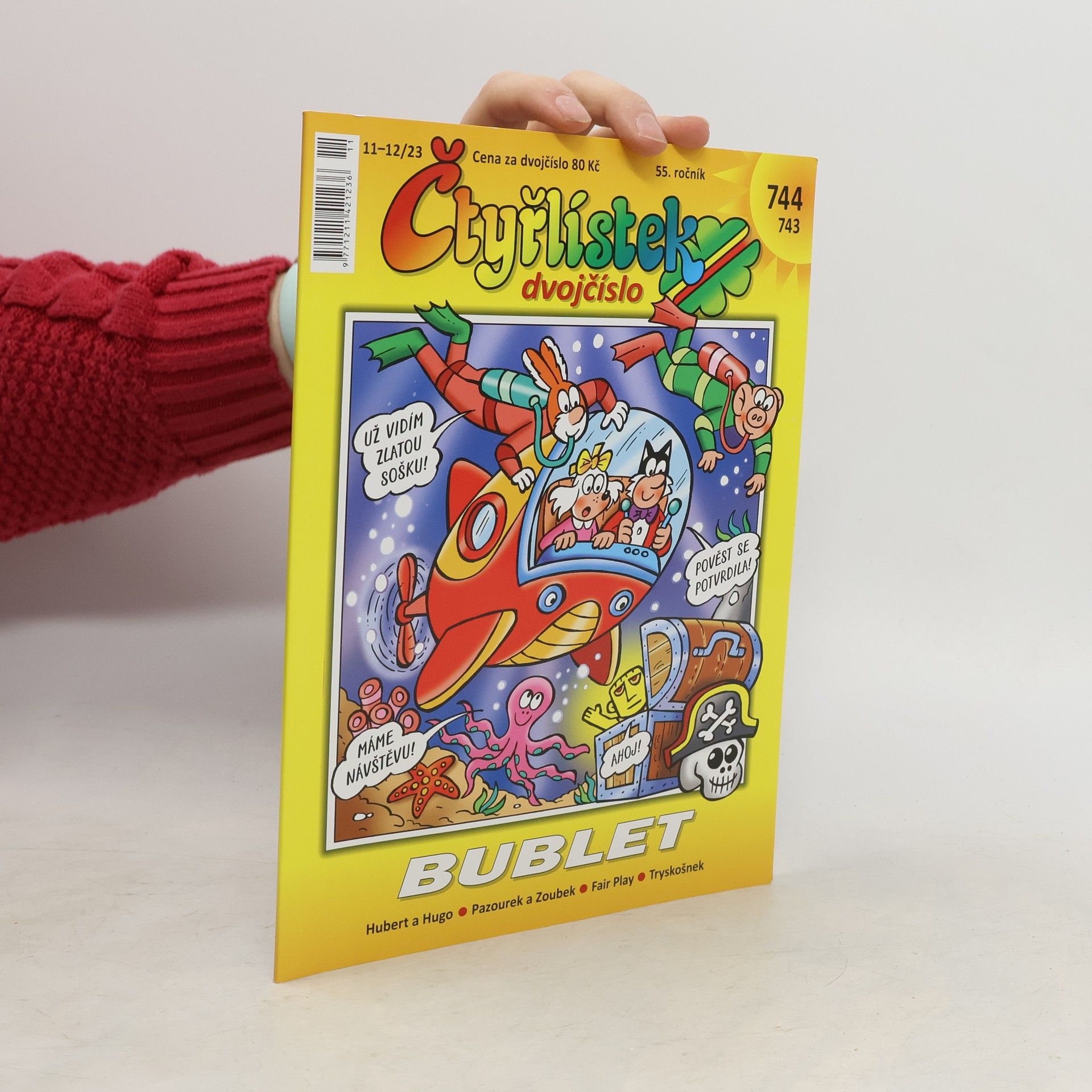 Collectif d'auteurs Čtyřlístek 743-744. 11-12/2023