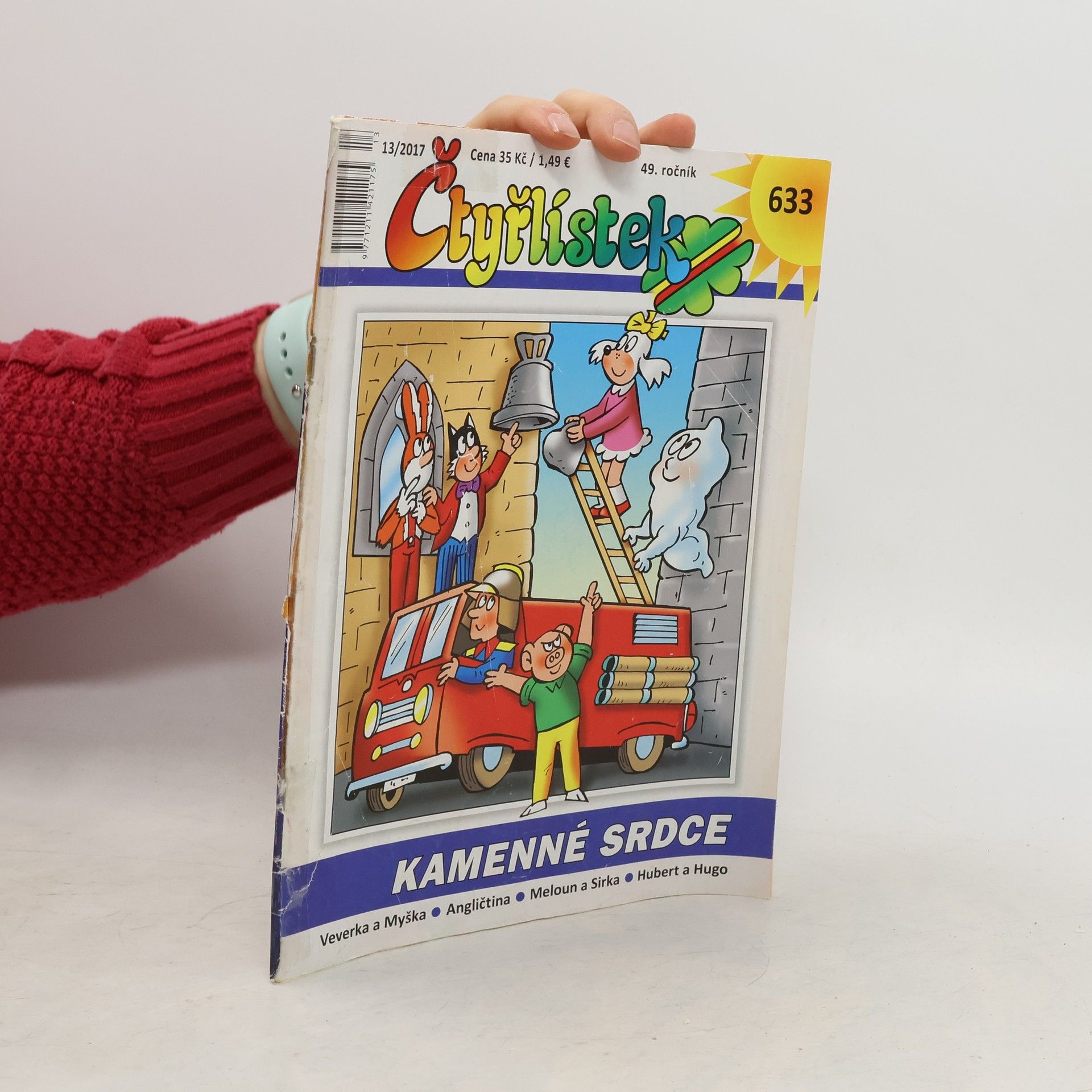 Čtyřlístek 633. 13/2017. Kamenné srdce