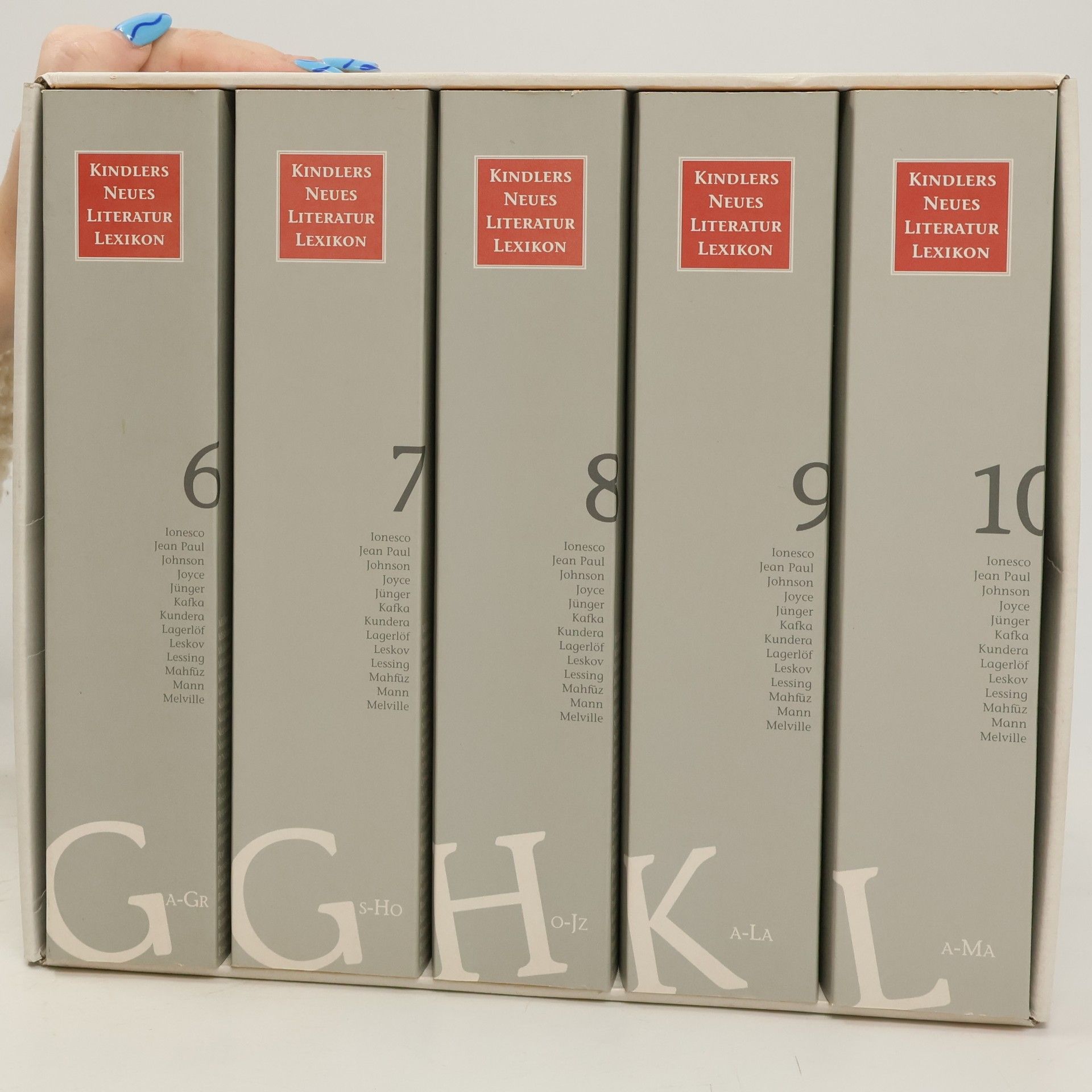 Kolektiv autorů Kindlers neues Literatur Lexikon 6-10