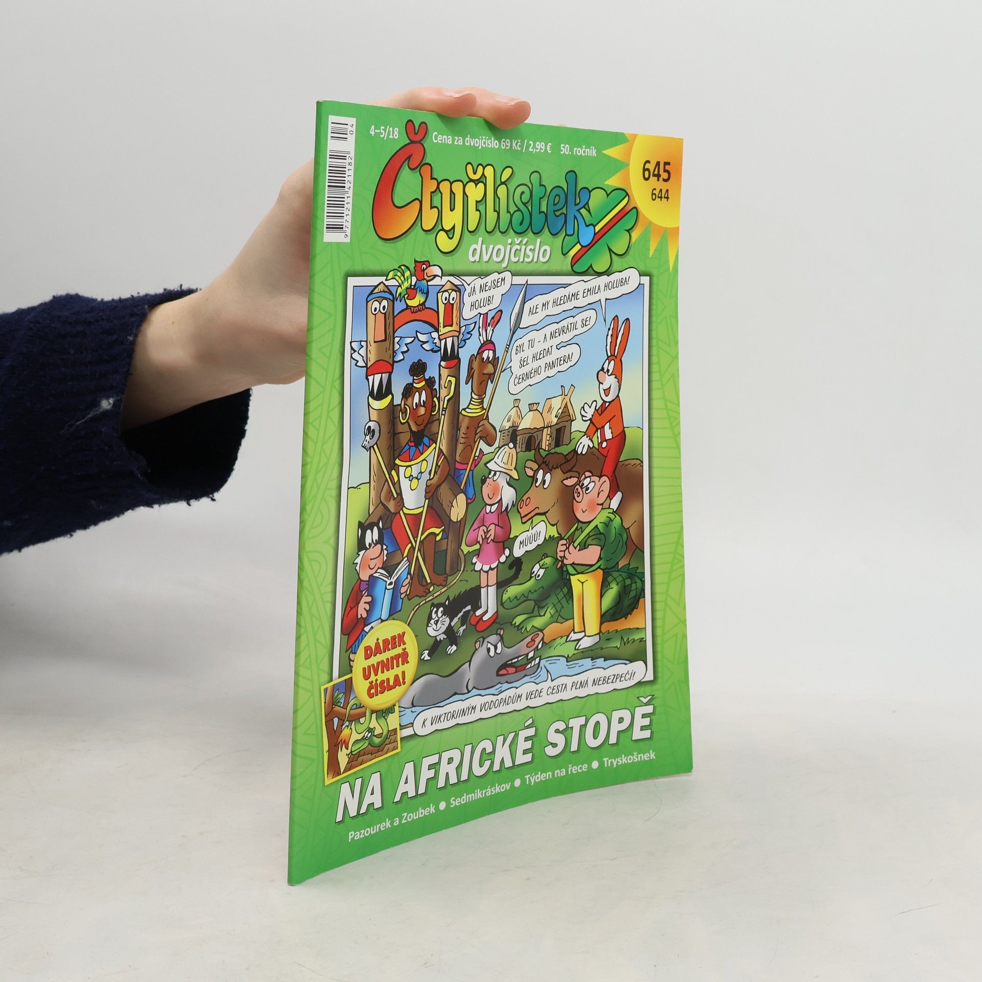 Various authors Čtyřlístek dvojčíslo 645/644. Na Africké stopě