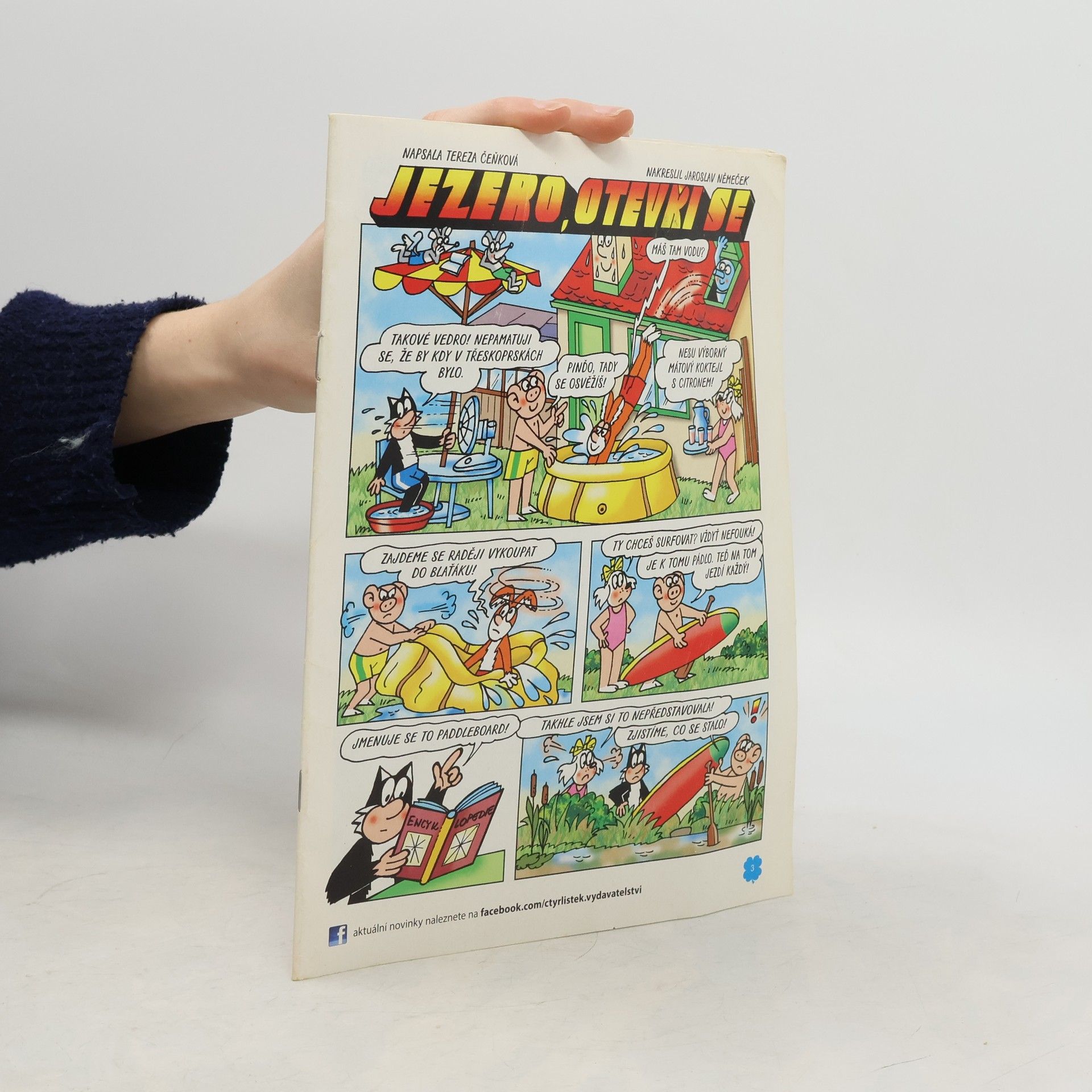 Jaroslav Němeček Čtyřlístek 632. Jezero, otevři se