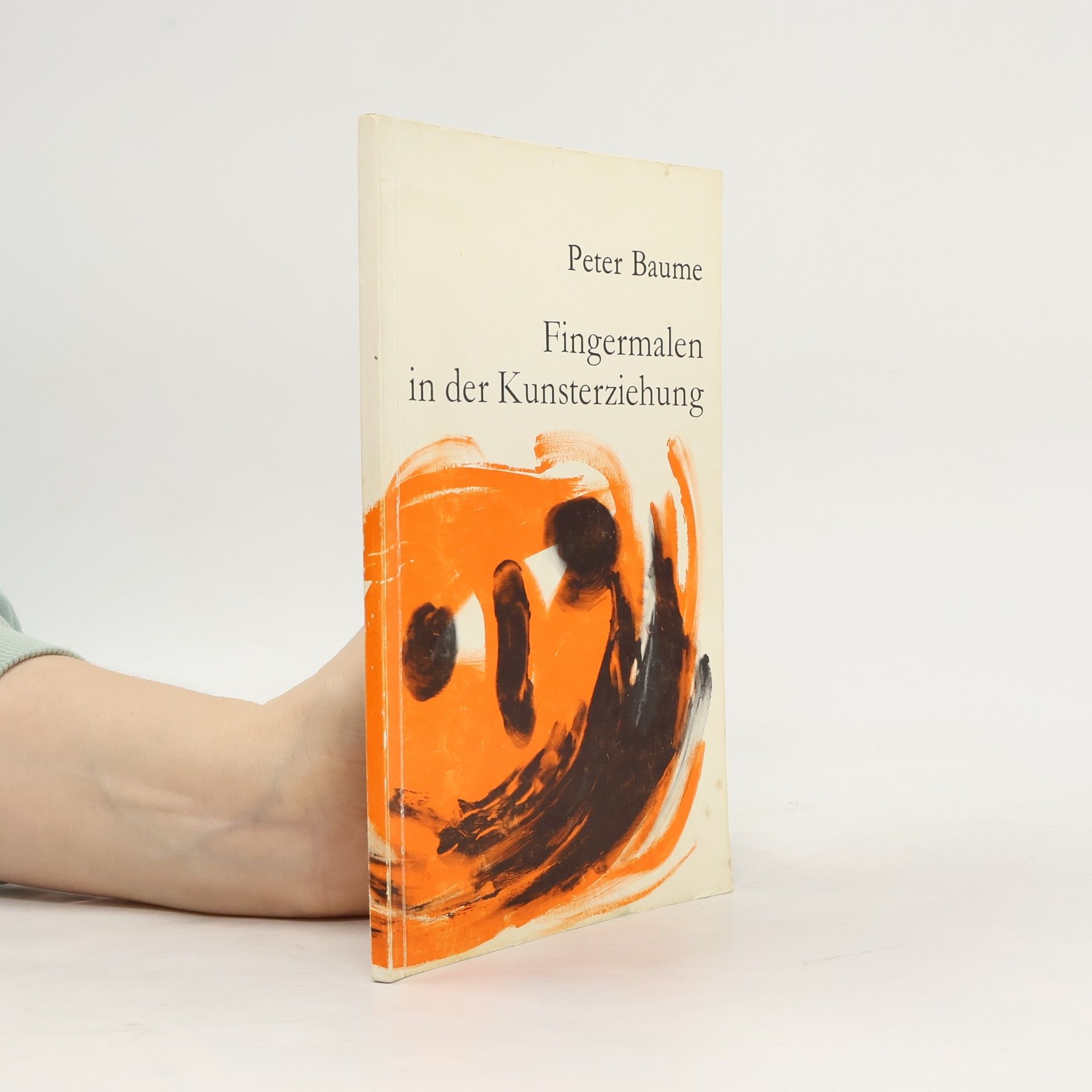 Peter Baume Fingermalen in der Kunsterziehung