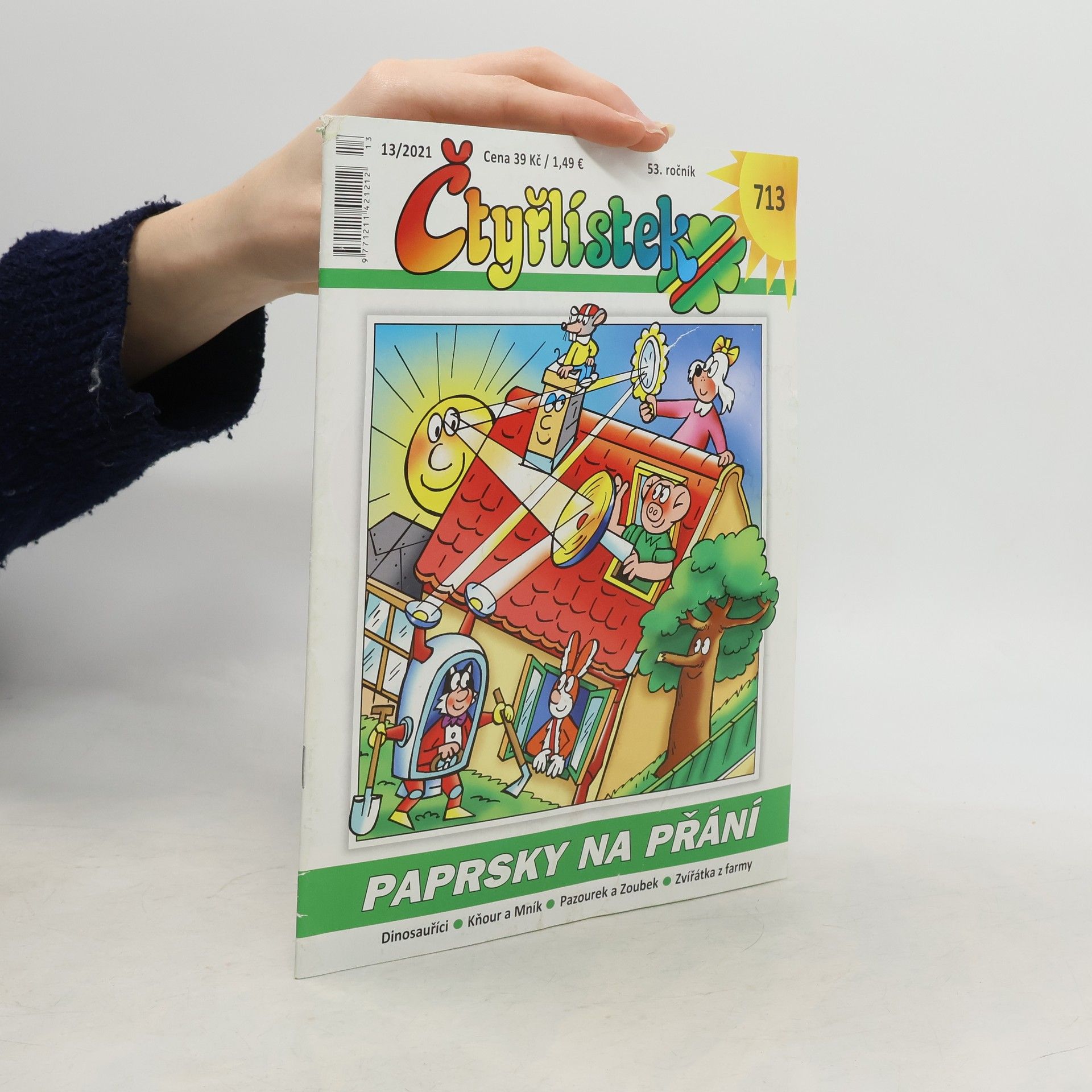 Kolektív autorov Čtyřlístek 713. 13/2021. Paprsky na přání