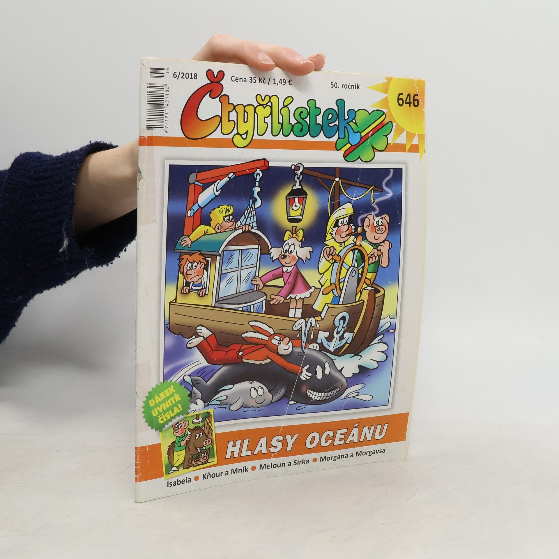 Jaroslav Němeček Čtyřlístek 646. Hlasy oceánu, 6/2018
