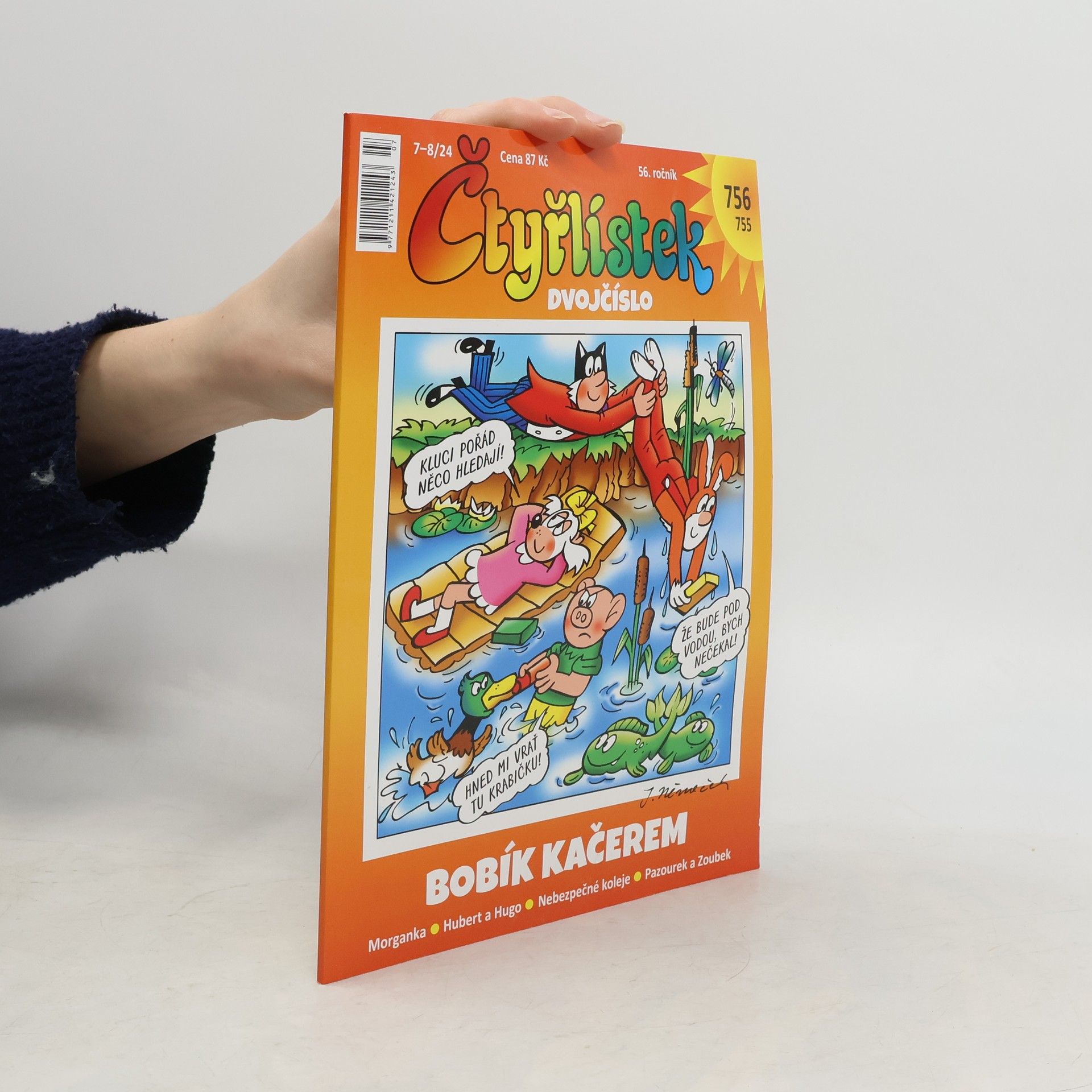 Jaroslav Němeček Čtyřlístek 755-756. Bobík kačerem