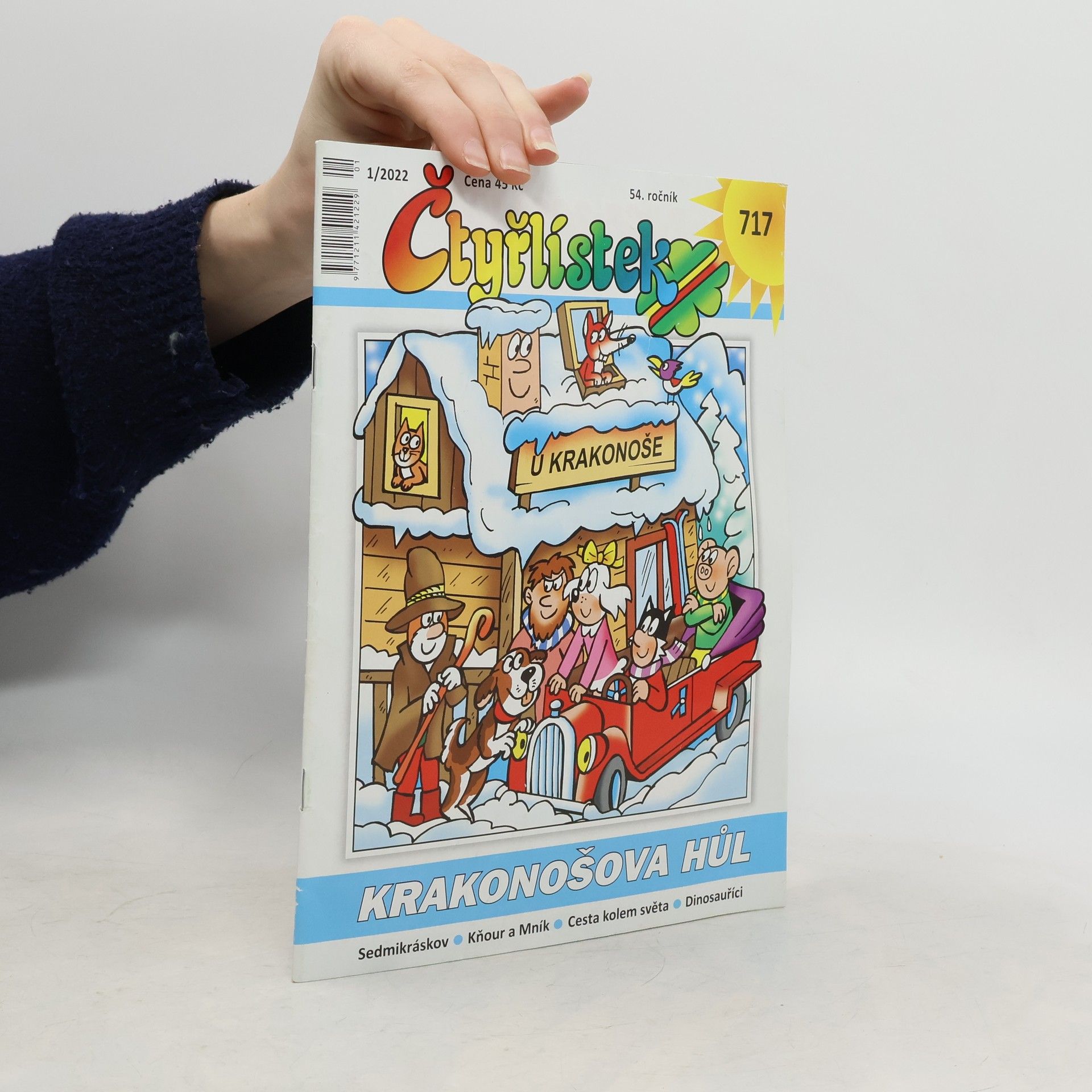 Various authors Čtyřlístek 1/2022 717. Krakonošova hůl