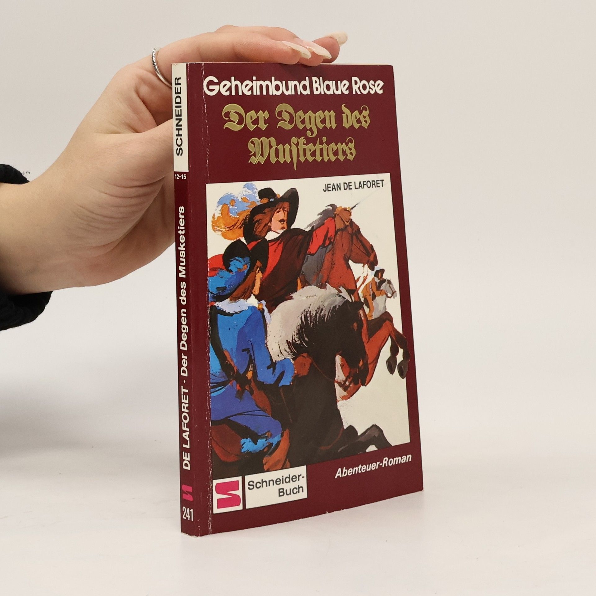 Jean de La Forêt Geheimbund Blaue Rose. Degen des Musketiers.