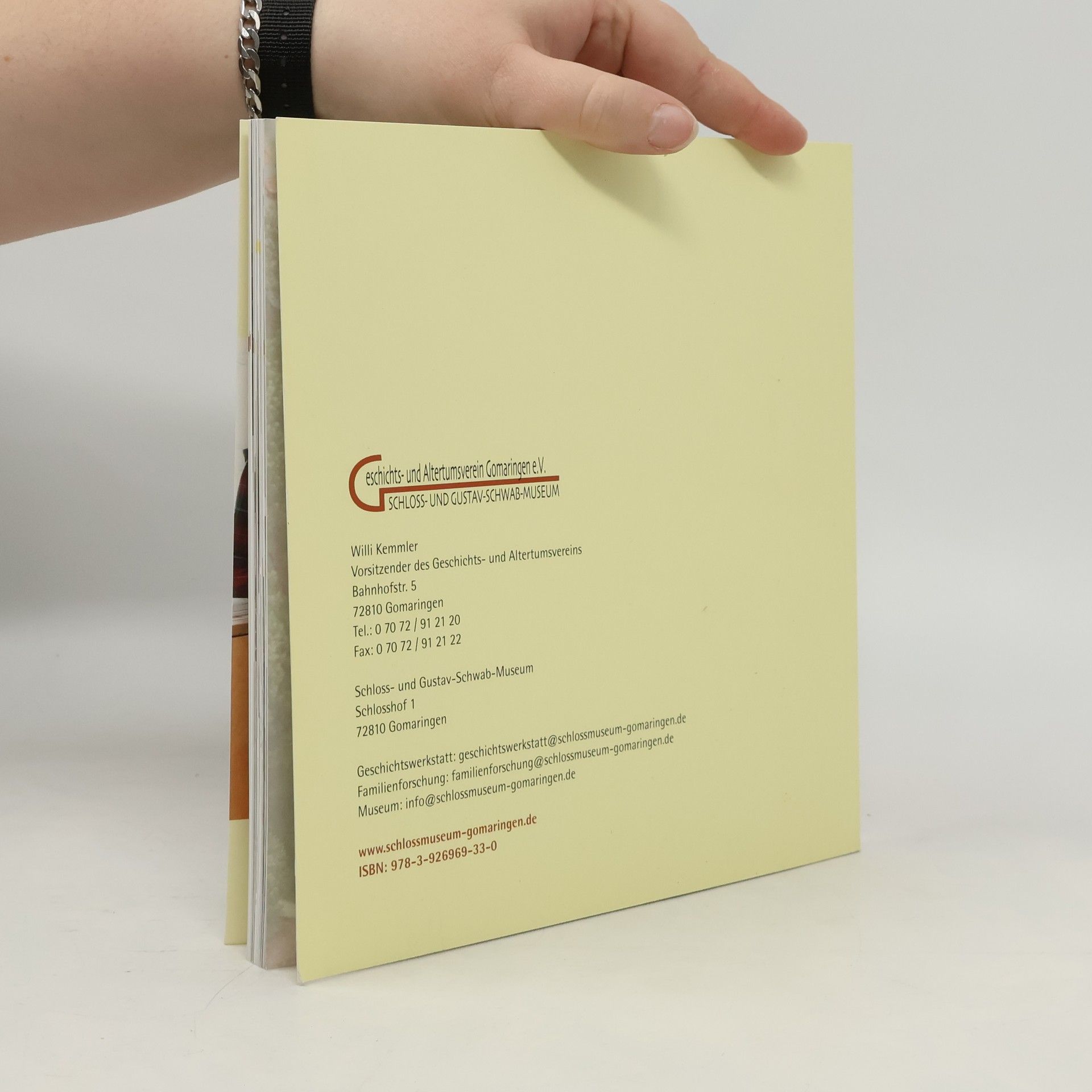 Geschichts- und Altertumsverein Gomaringen Lebendige Geschichte