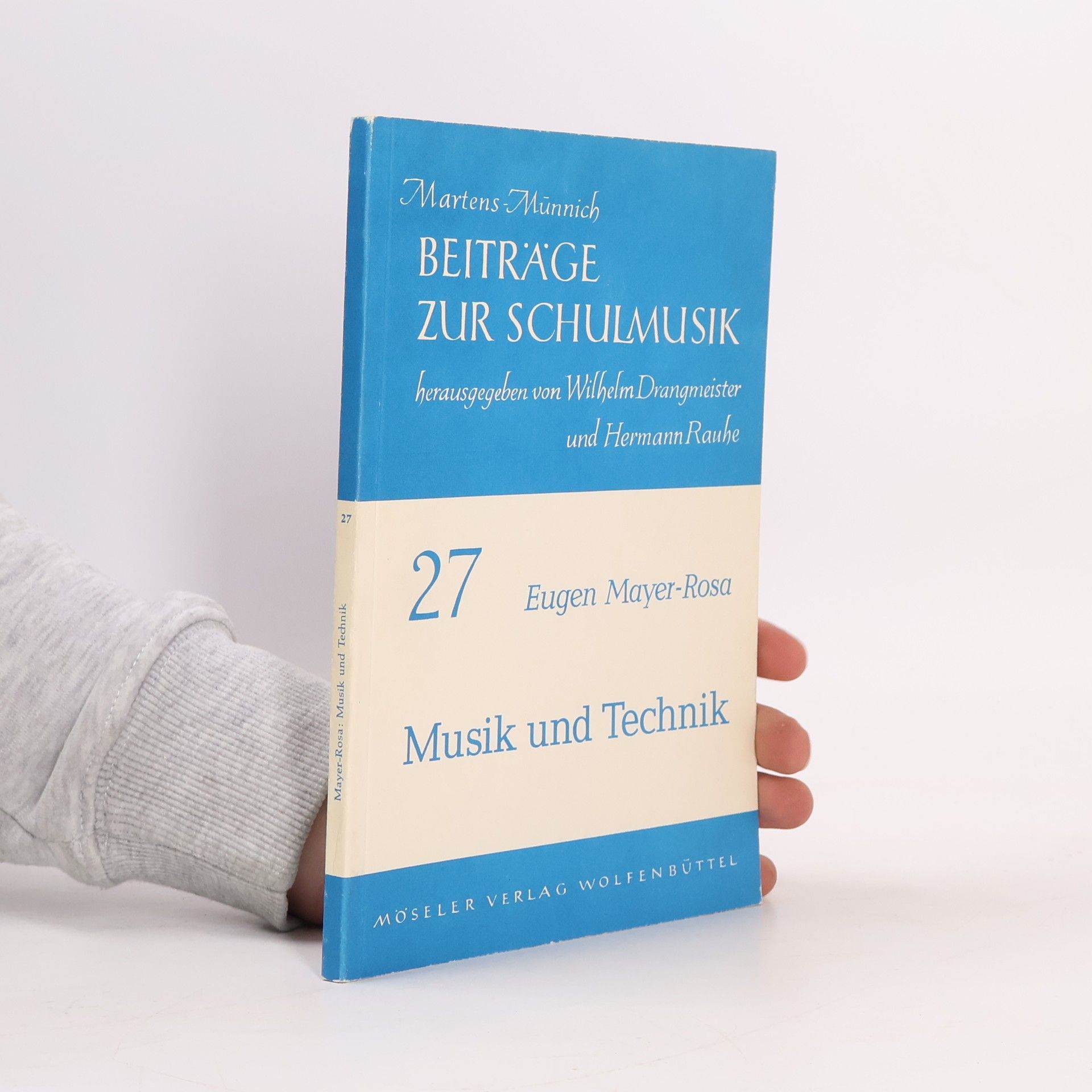 Eugen Mayer-Rosa Musik und Technik ; vom Futurismus bis zur Elektronik