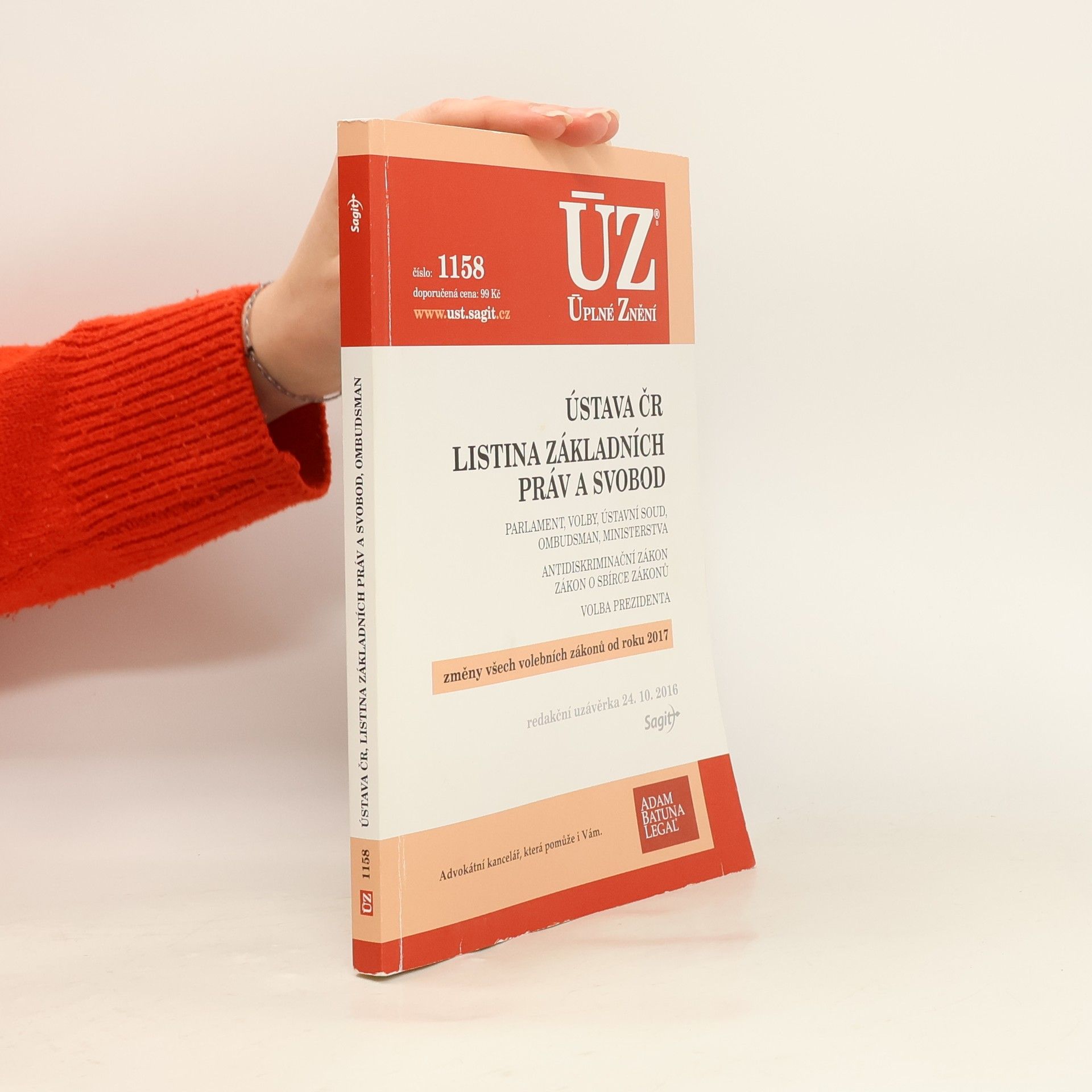 Collectif d'auteurs Ústava ČR ; Listina základních práv a svobod