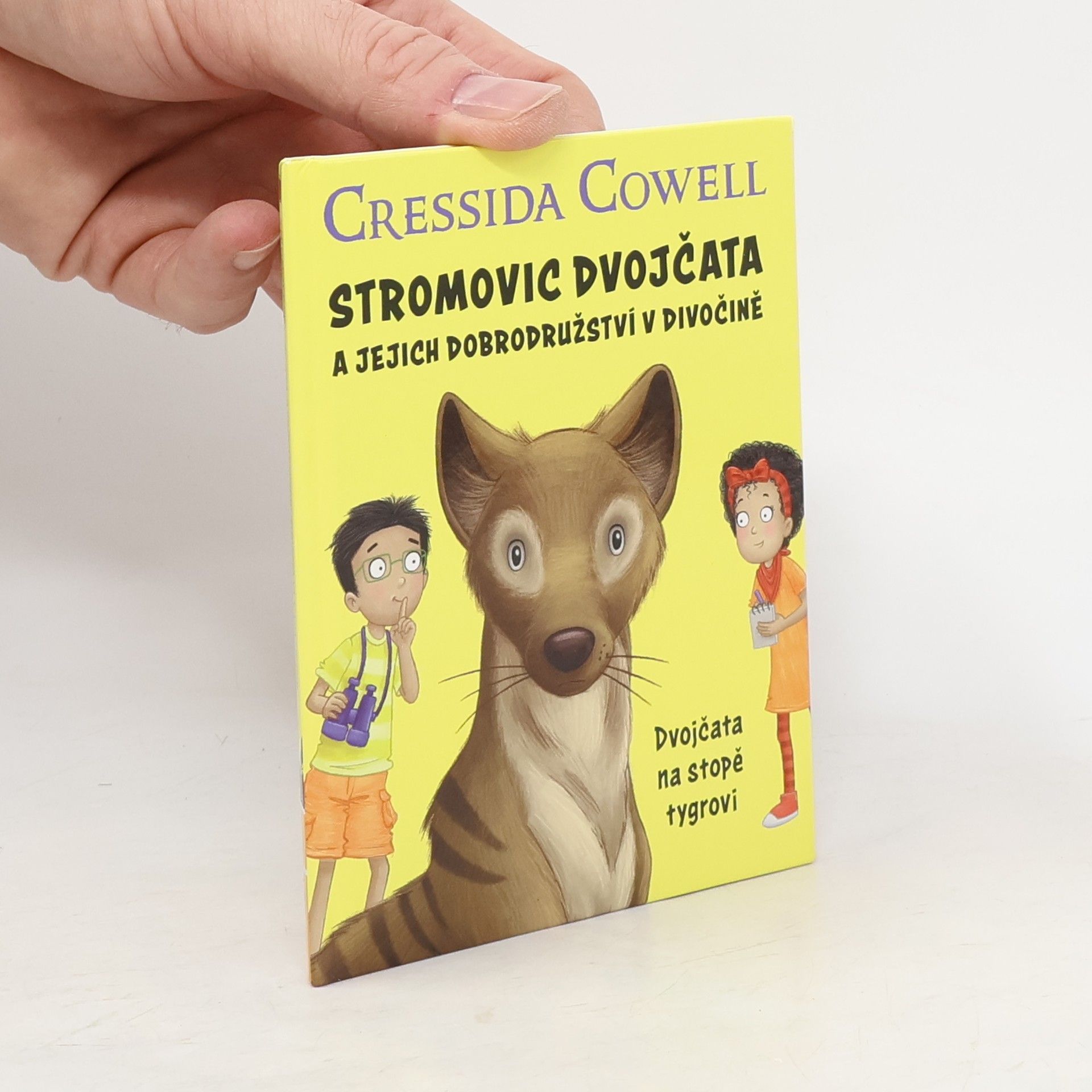 Cressida Cowell Stromovic dvojčata a jejich dobrodružství v divočině. Dvojčata na stopě tygrovi