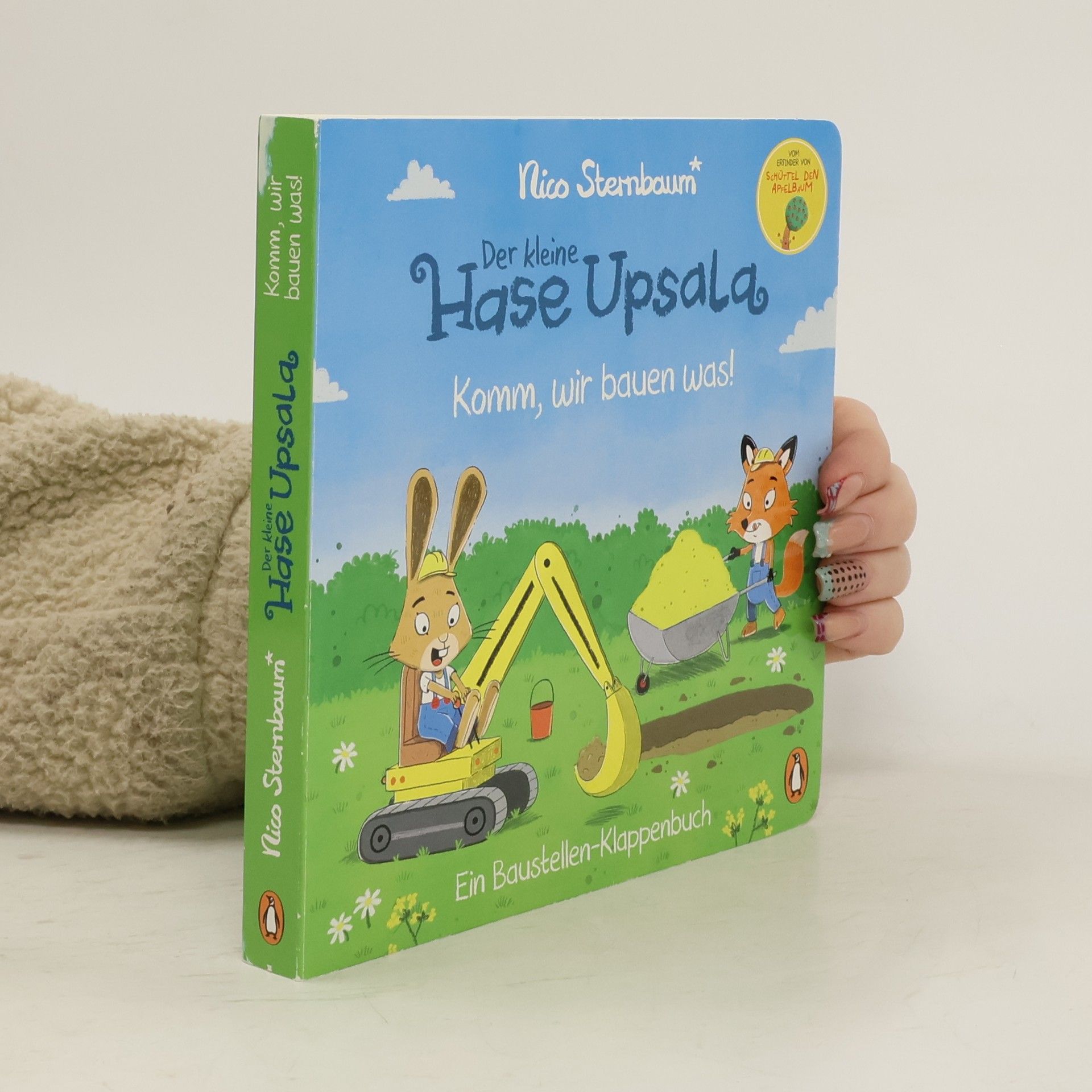 Der kleine Hase Upsala - Komm, wir bauen was! - Ein Baustellen-Klappenbuch