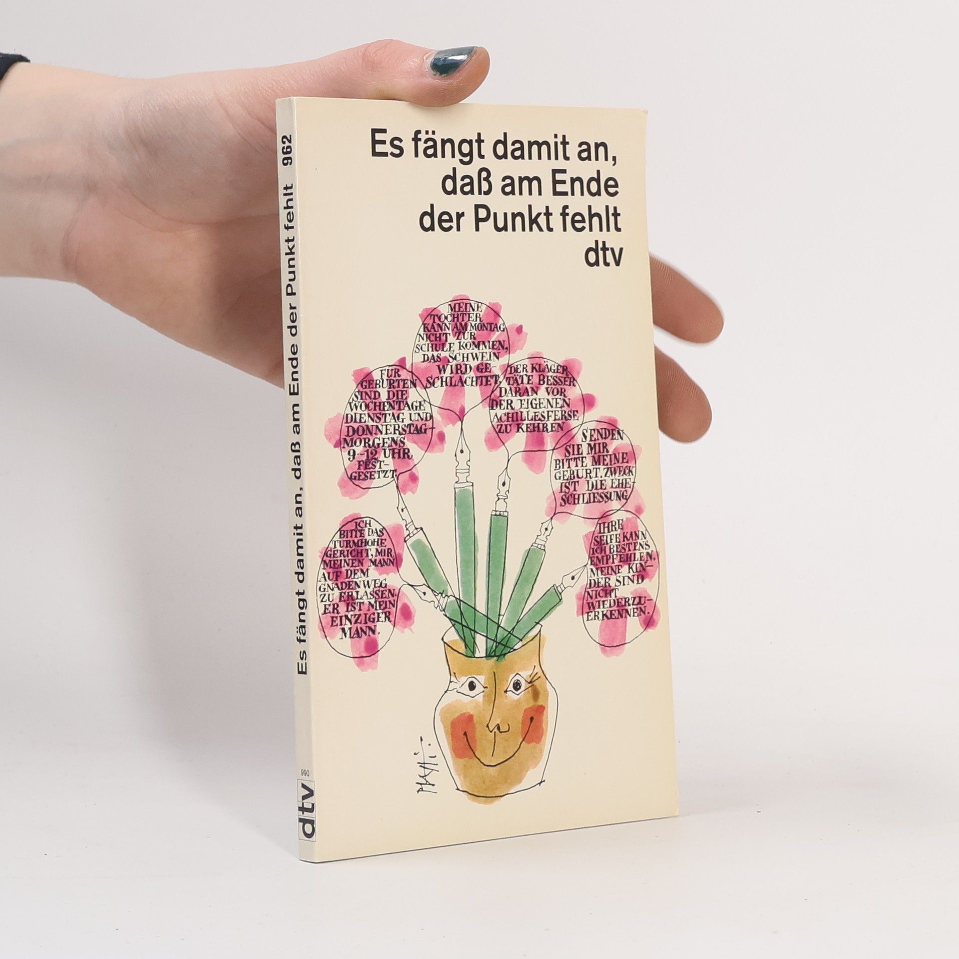 Es fängt damit an, daß am Ende der Punkt fehlt