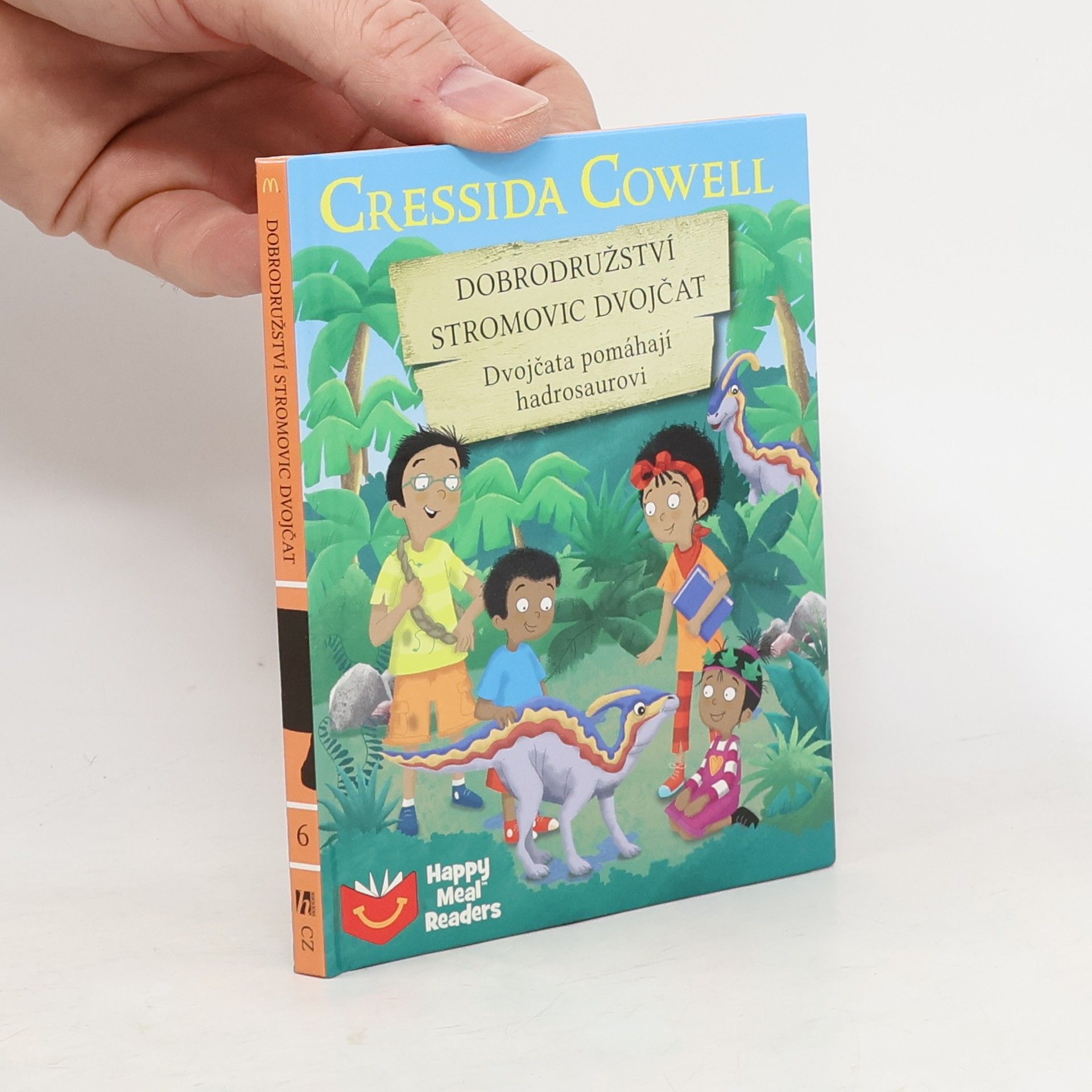 Cressida Cowell Dobrodružství Stromovic dvojčat: Dvojčata pomáhají hadrosaurovi