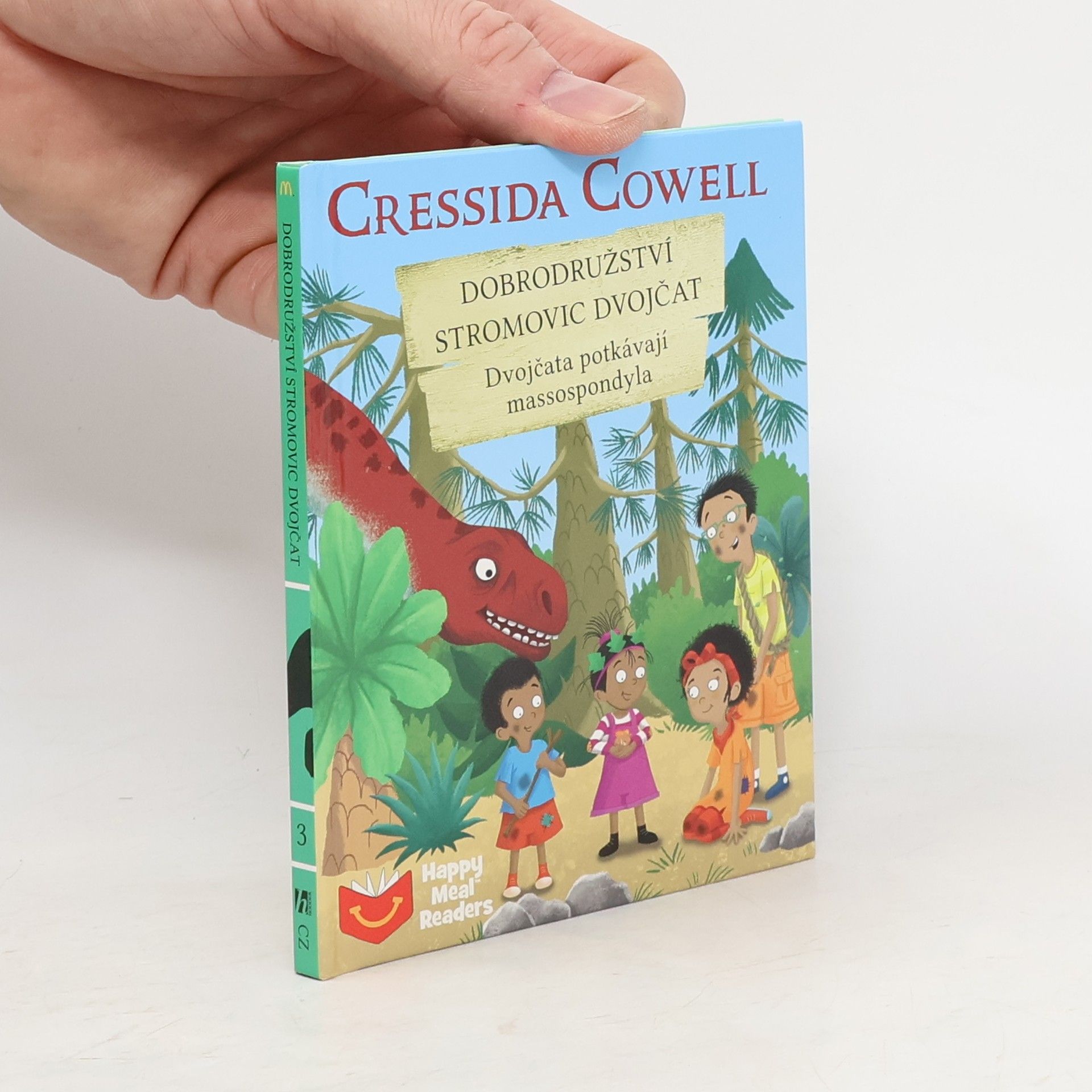 Cressida Cowell Dobrodružství stromovic dvojčat: Dvojčata potkávají massospondyla