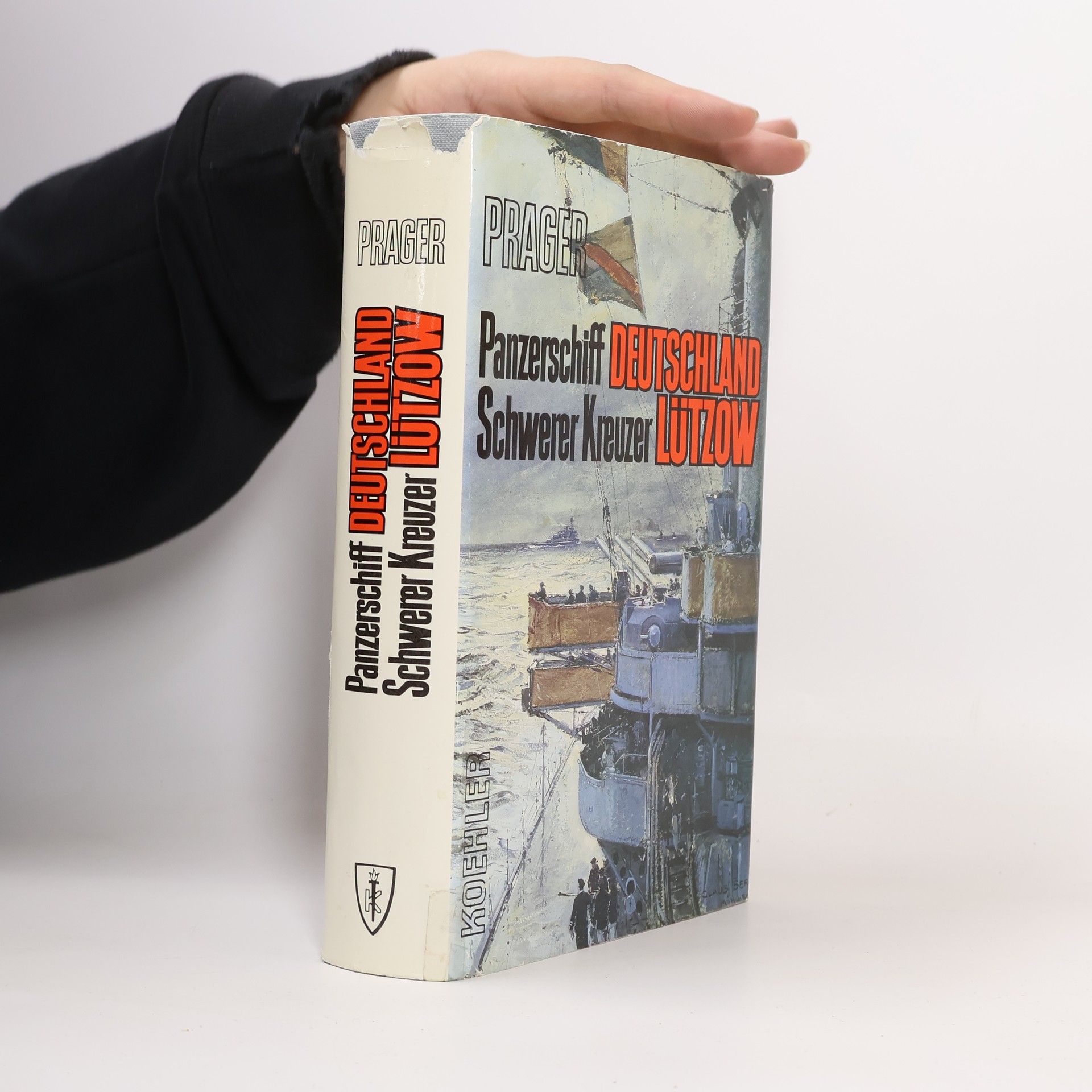 Hans Georg Prager Panzerschiff Deutschland, Schwerer Kreuzer Lützow