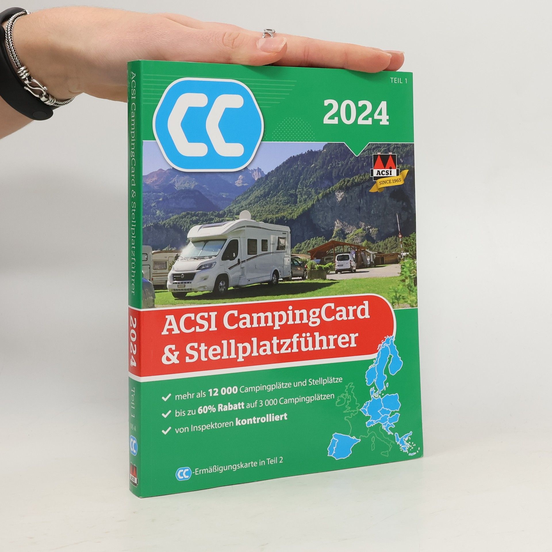Auteurscollectief ACSI CampingCard & Stellplatzführer 2024. Teil 1