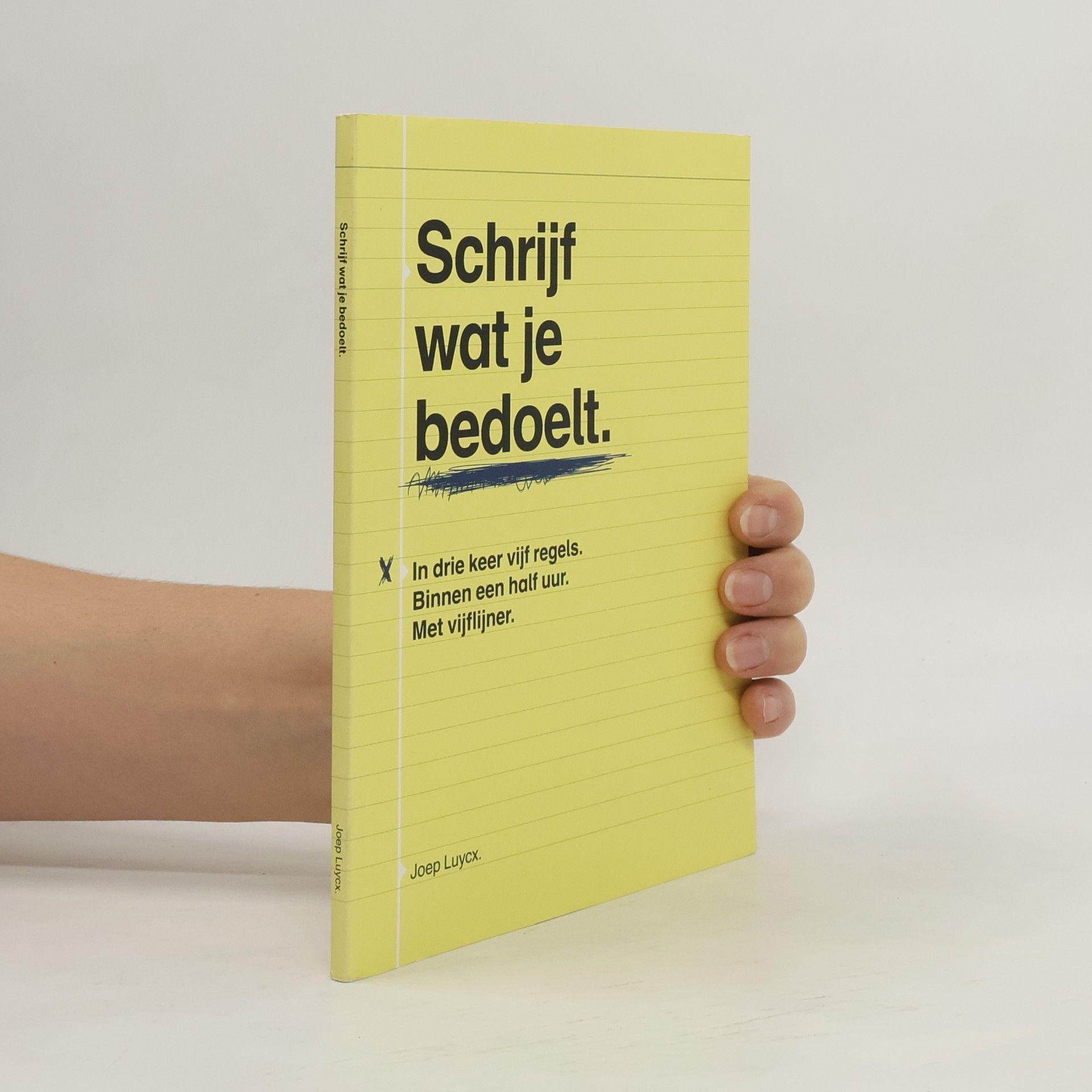 Joep Luycx Schrijf wat je bedoelt