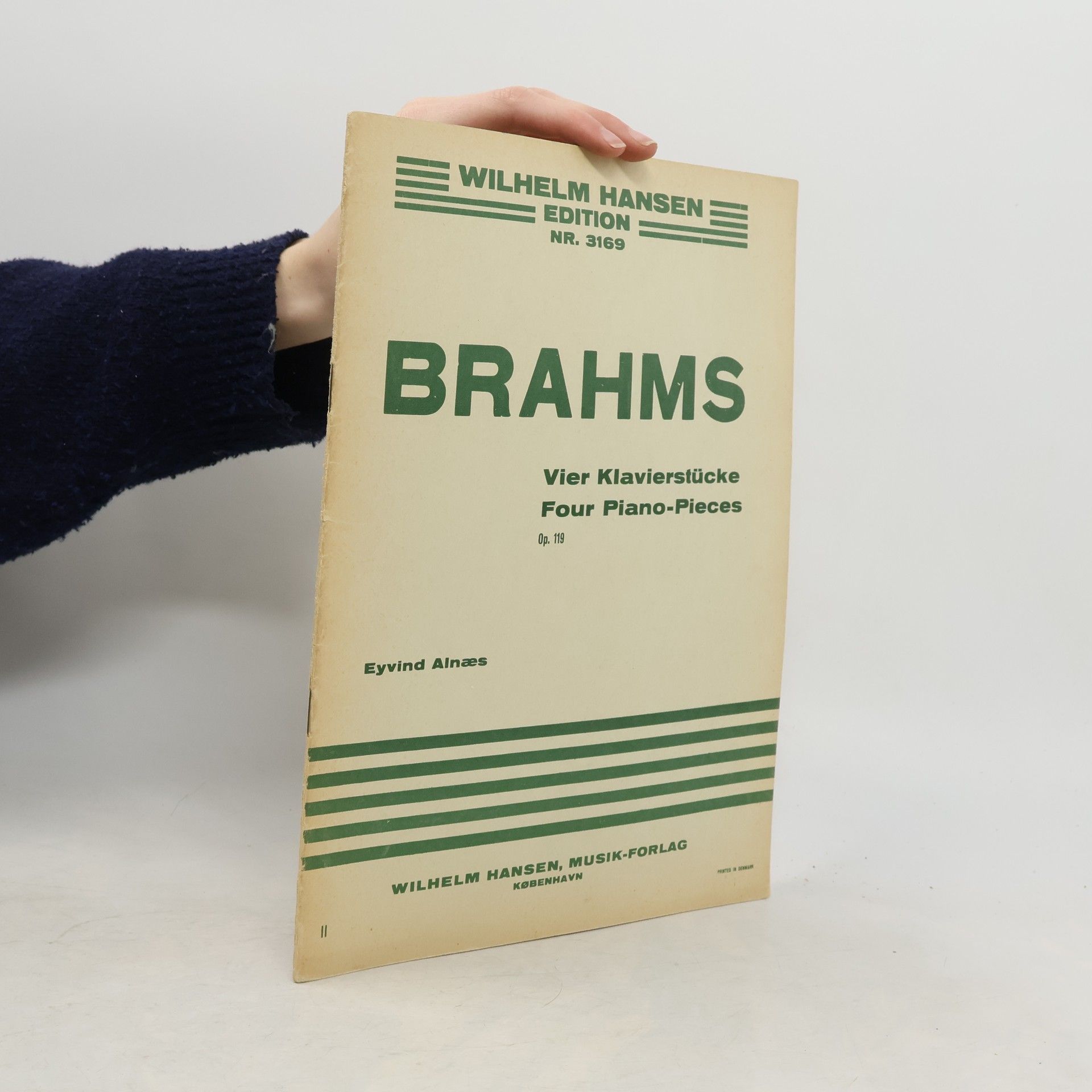 Wilhelm Hansen Brahms. Vier Klavierstücke. Four Piano-Pieces