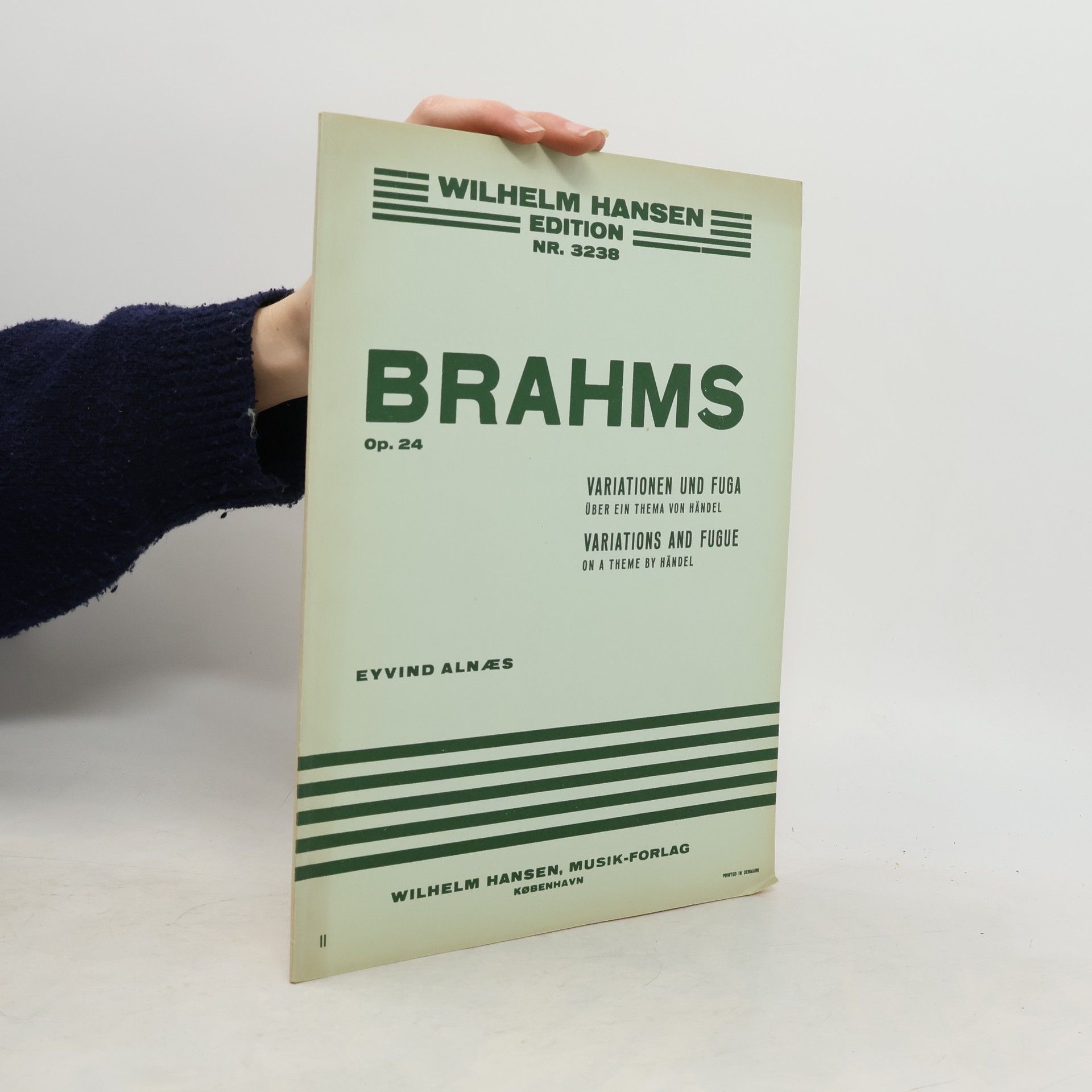 Brahms. Variationen und Fuga. Variations and fugue.