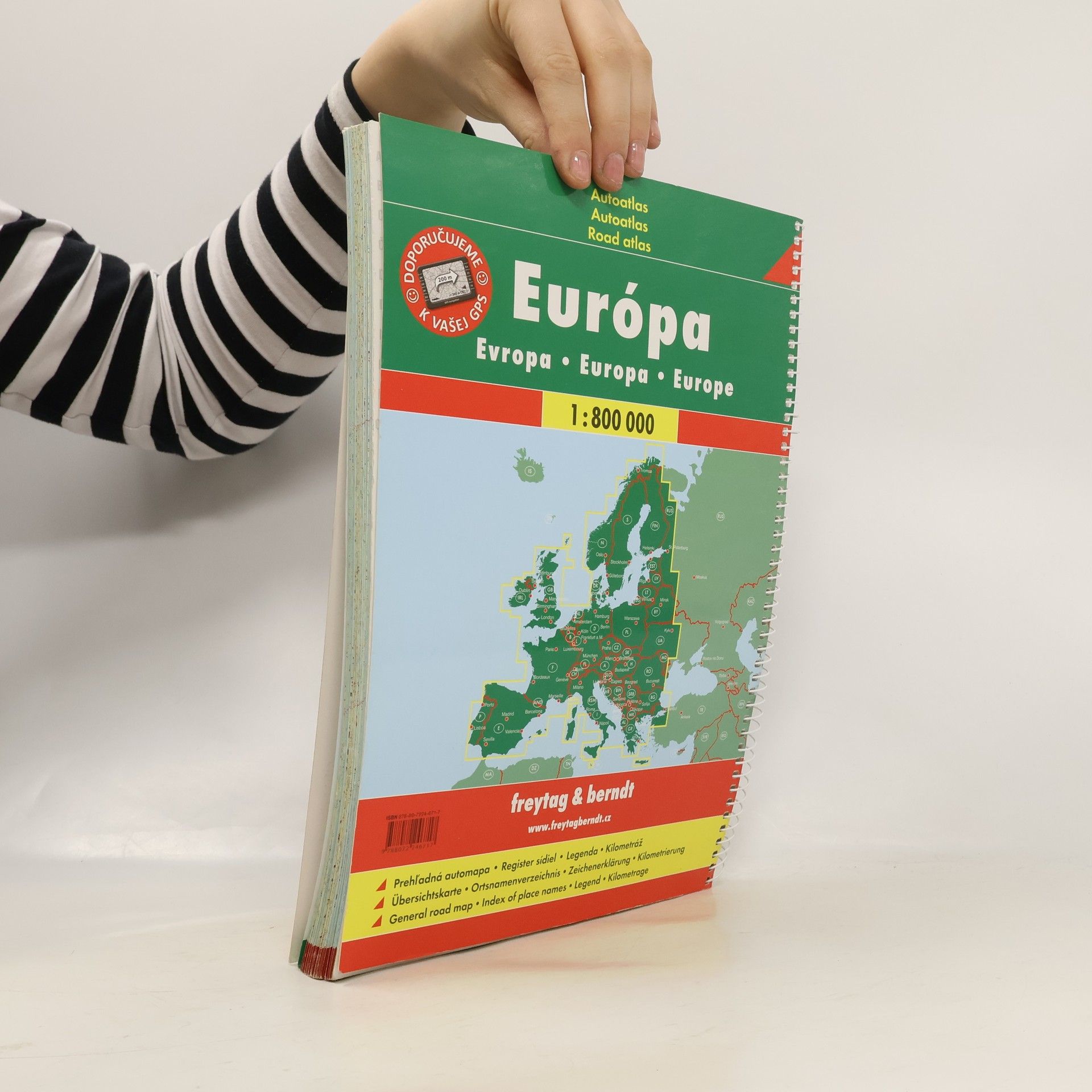 Kolektív autorov Autoatlas Evropa. Európa, Europa, Europe. 1:800 000