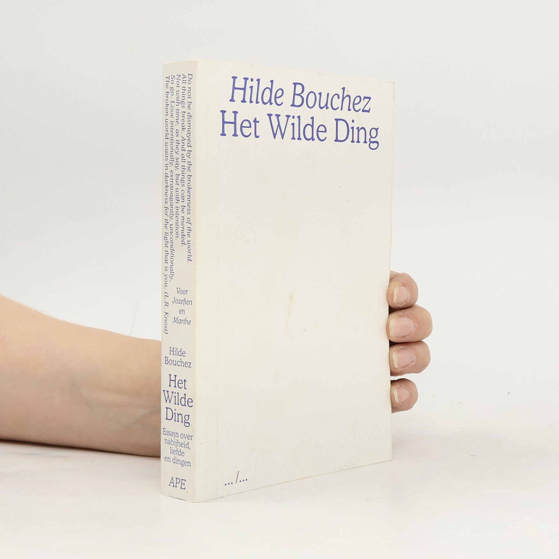 Hilde Bouchez Het wilde ding