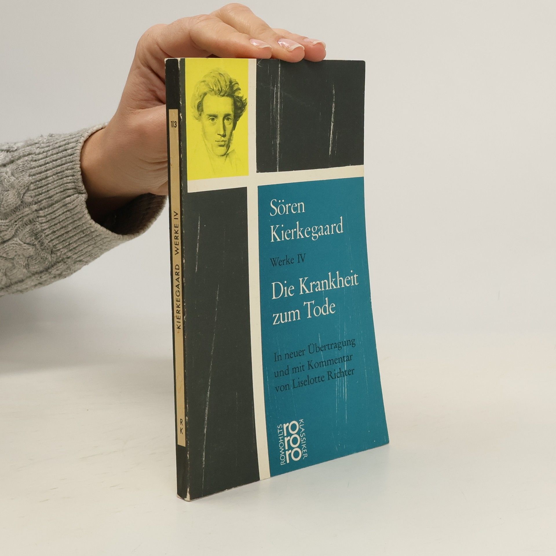 Søren Kierkegaard Werke IV. Die Krankheit zum Tode