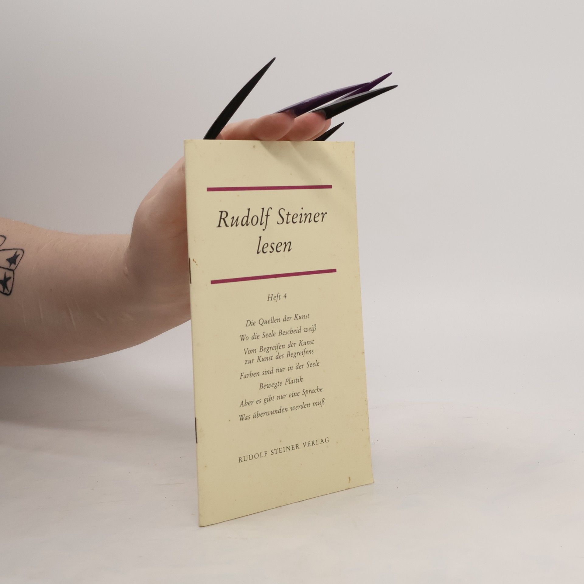 Rudolf Steiner Rudolf Steiner Lesen. Heft 4