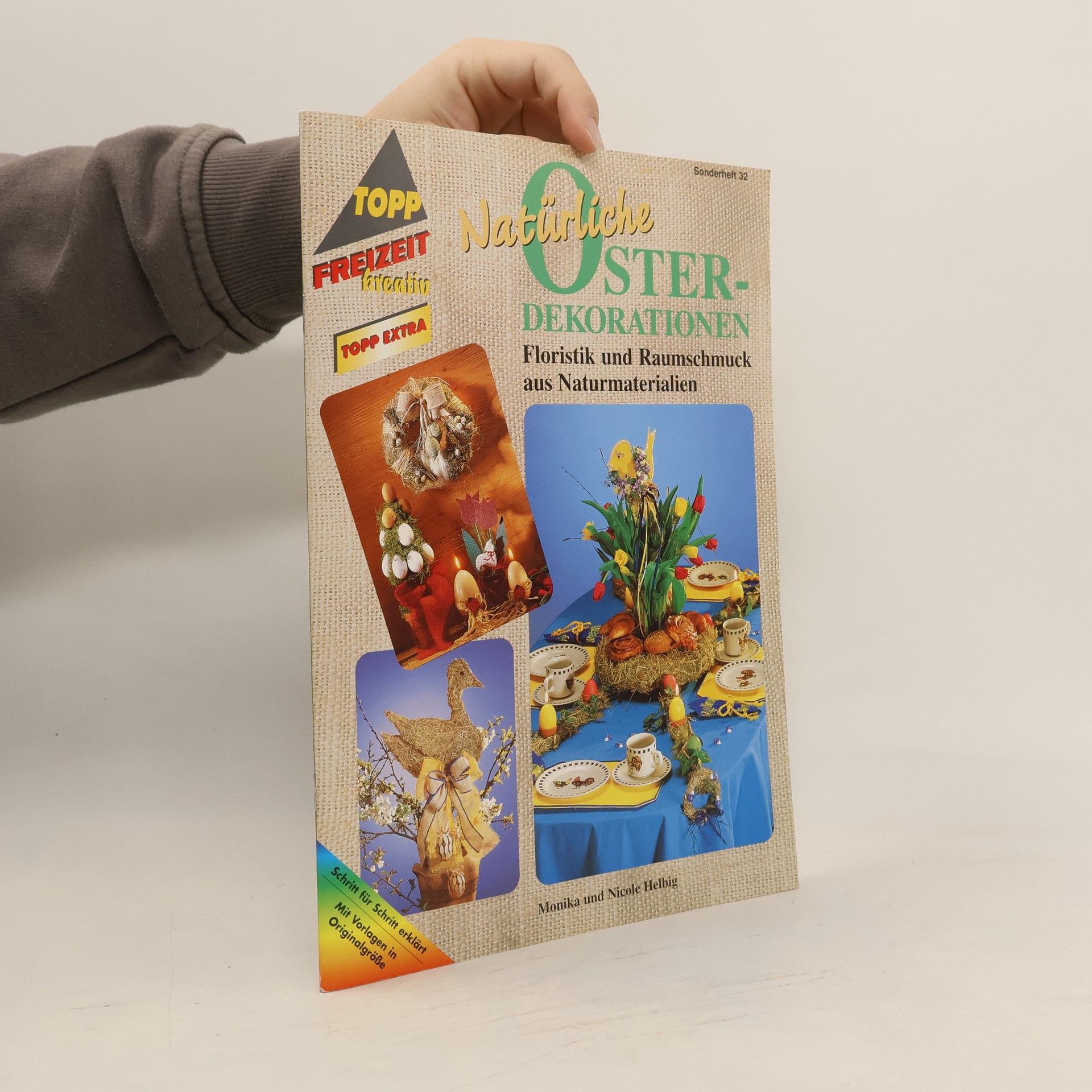 Natürliche Oster-Dekorationen