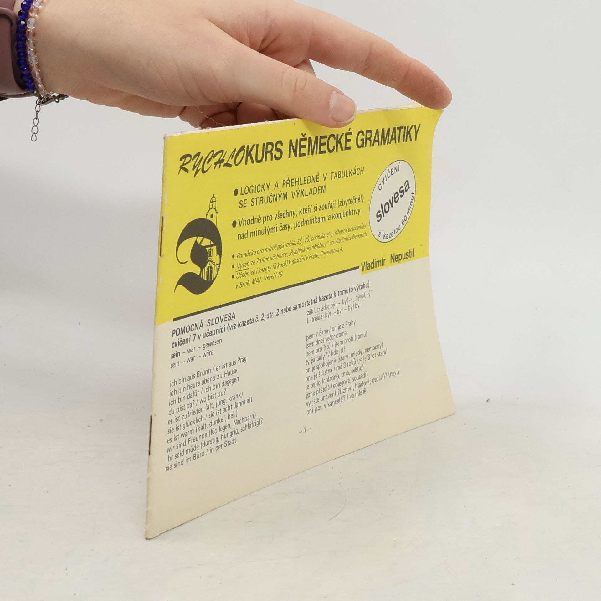 Vladimír Nepustil Rychlokurs německé gramatiky