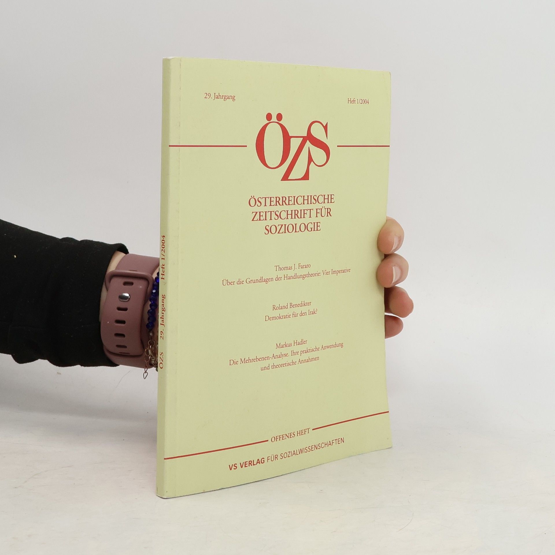 Autorenkollektiv Österreichische Zeitschrift für Soziologie
