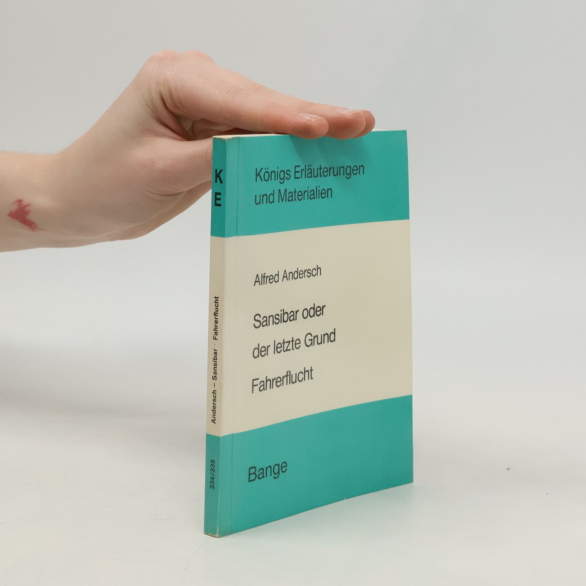 Alfred Andersch Königs Erläuterungen und Materialien