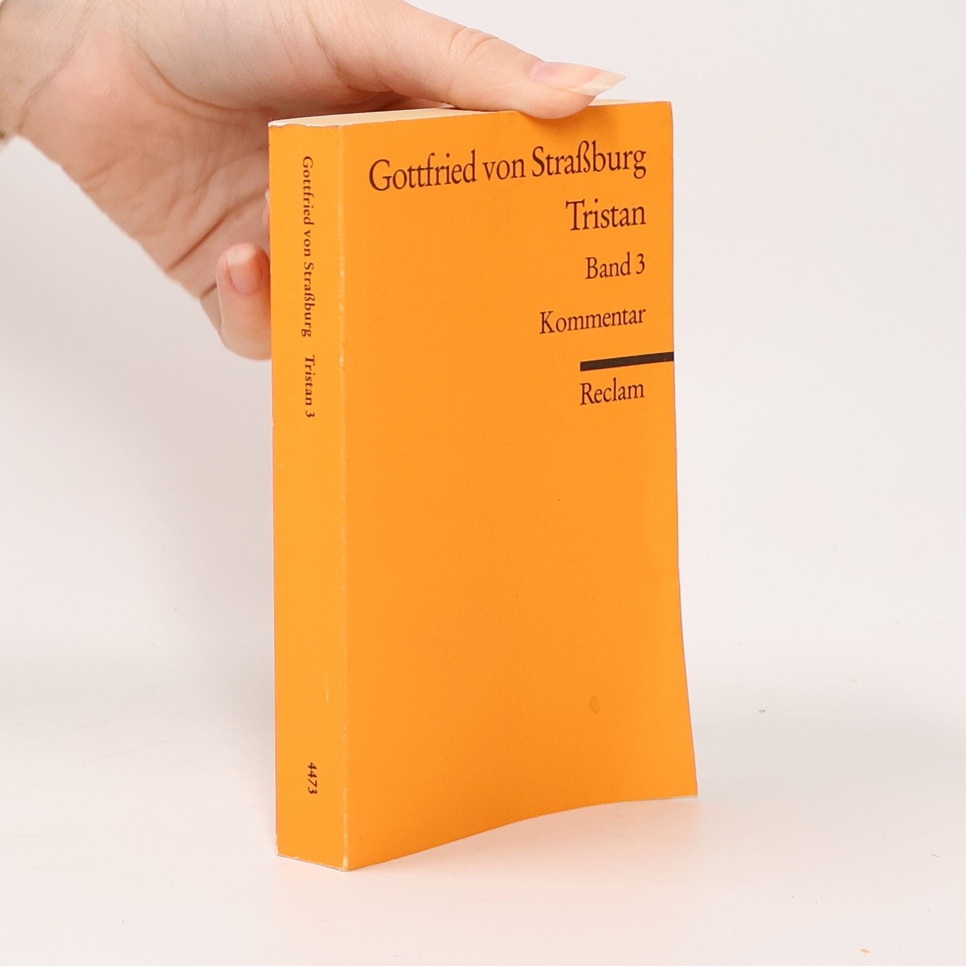 Gottfried von Strassburg Tristan, Band 3. Kommentar