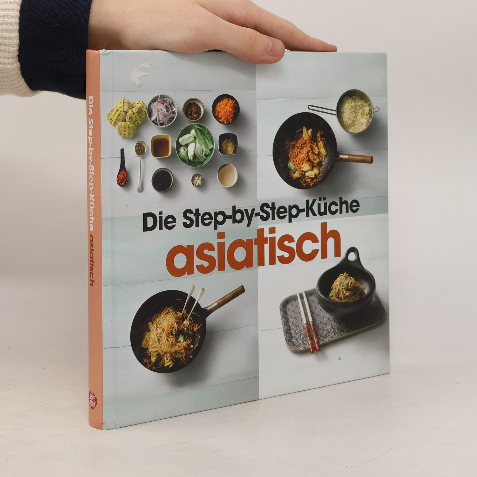 Die step-by-step-küche asiatisch