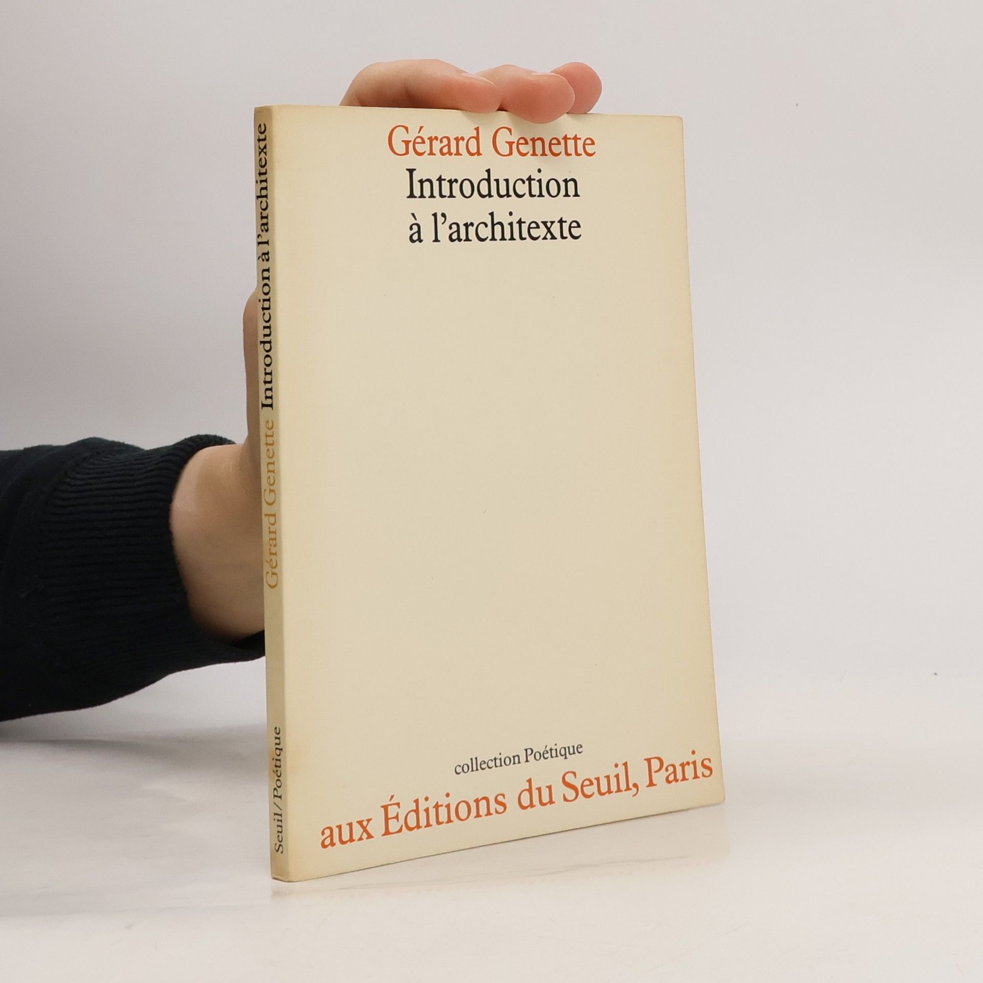 Gérard Genette Poétique: Introduction à l'architexte