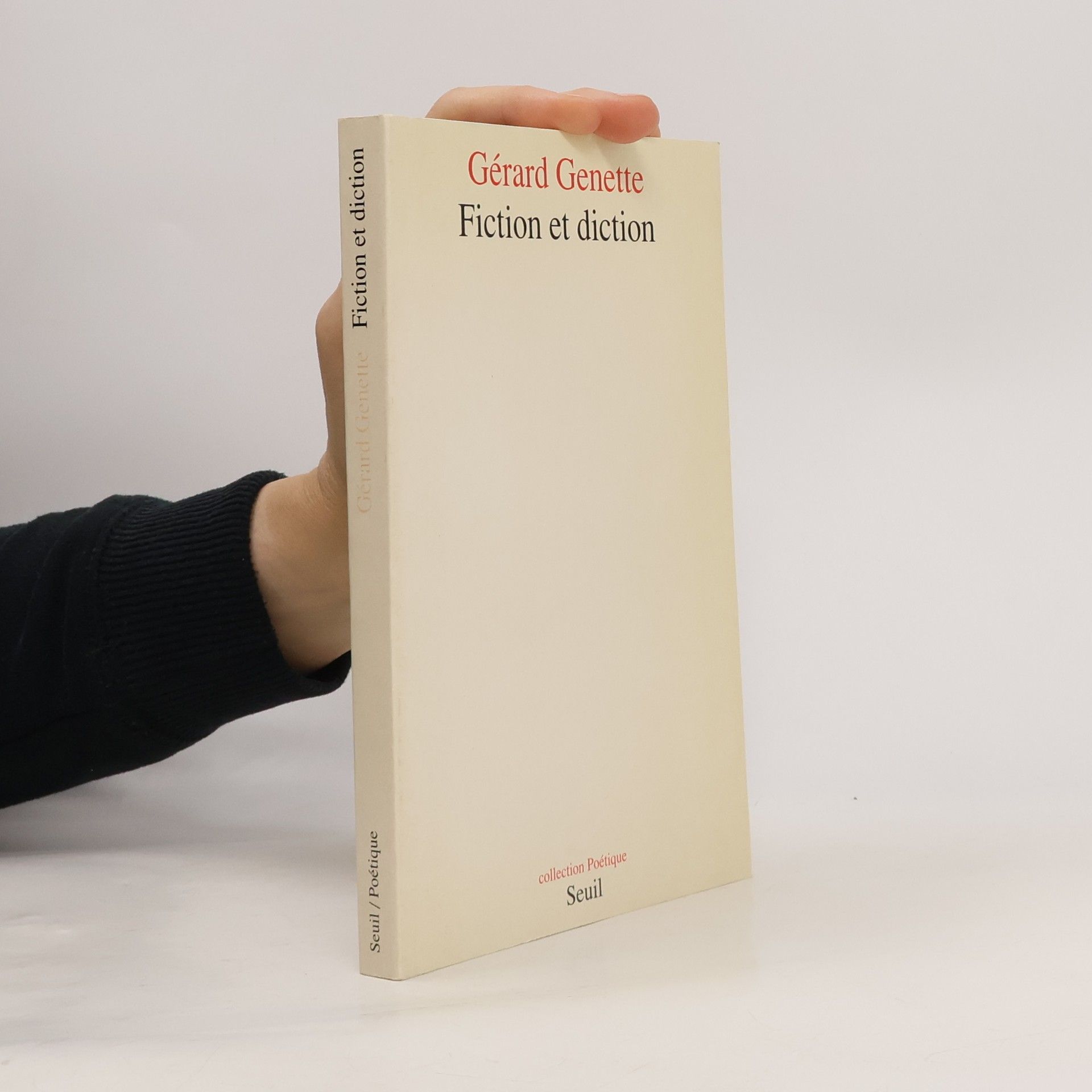 Gérard Genette Fiction et diction