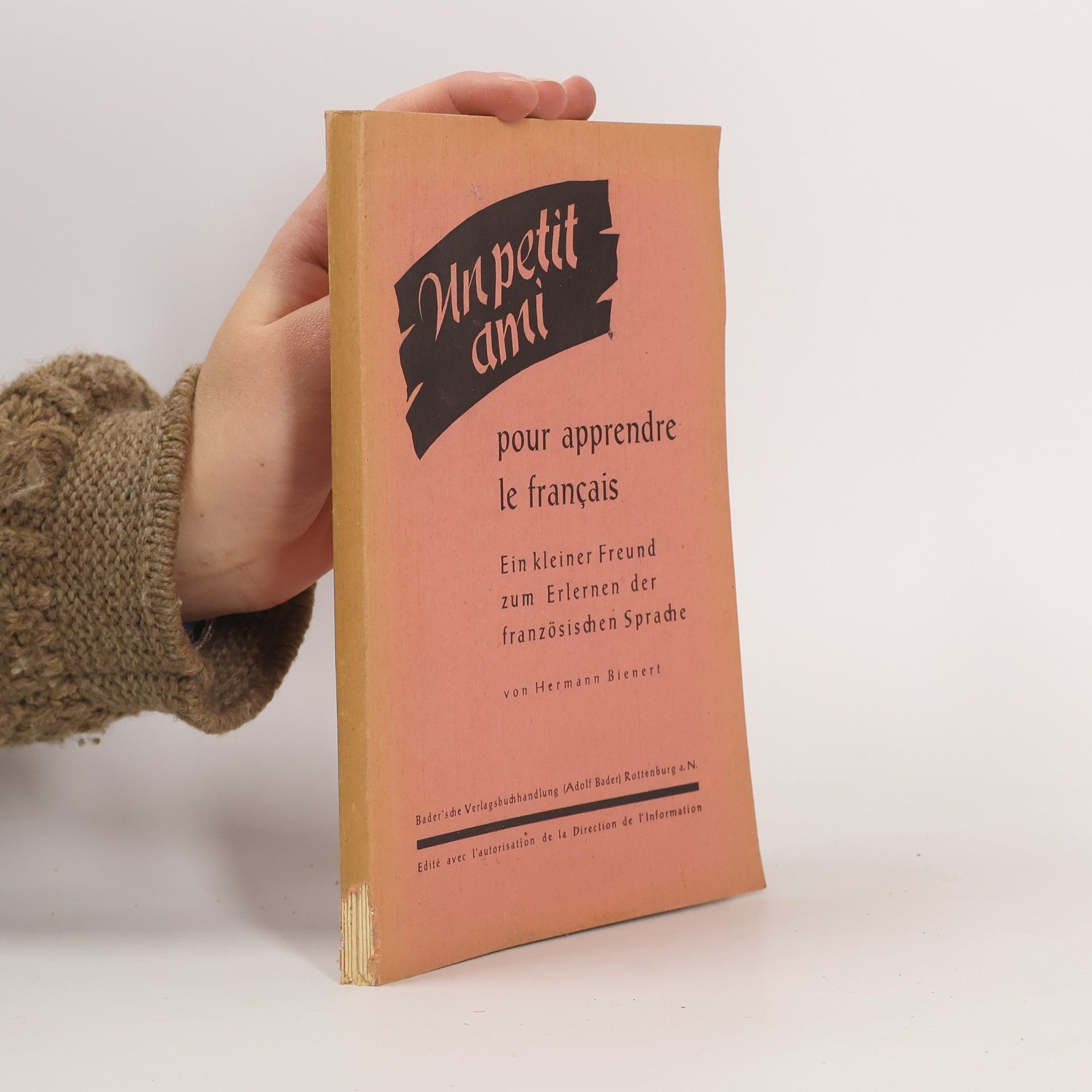 Hermann Bienert Un petit ami pour apprendre le français