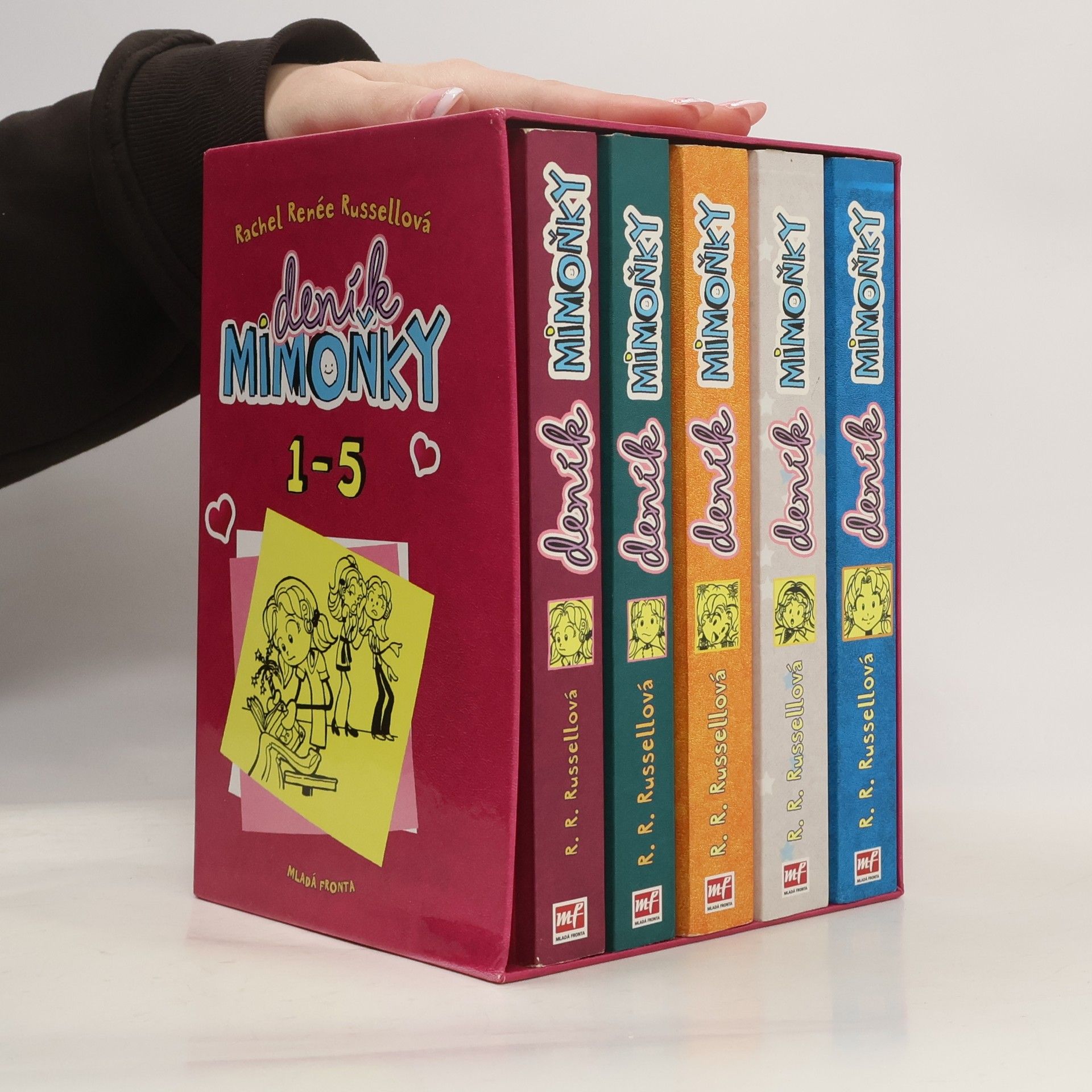 Rachel Renée Russellová Deník Mimoňky box 1-5