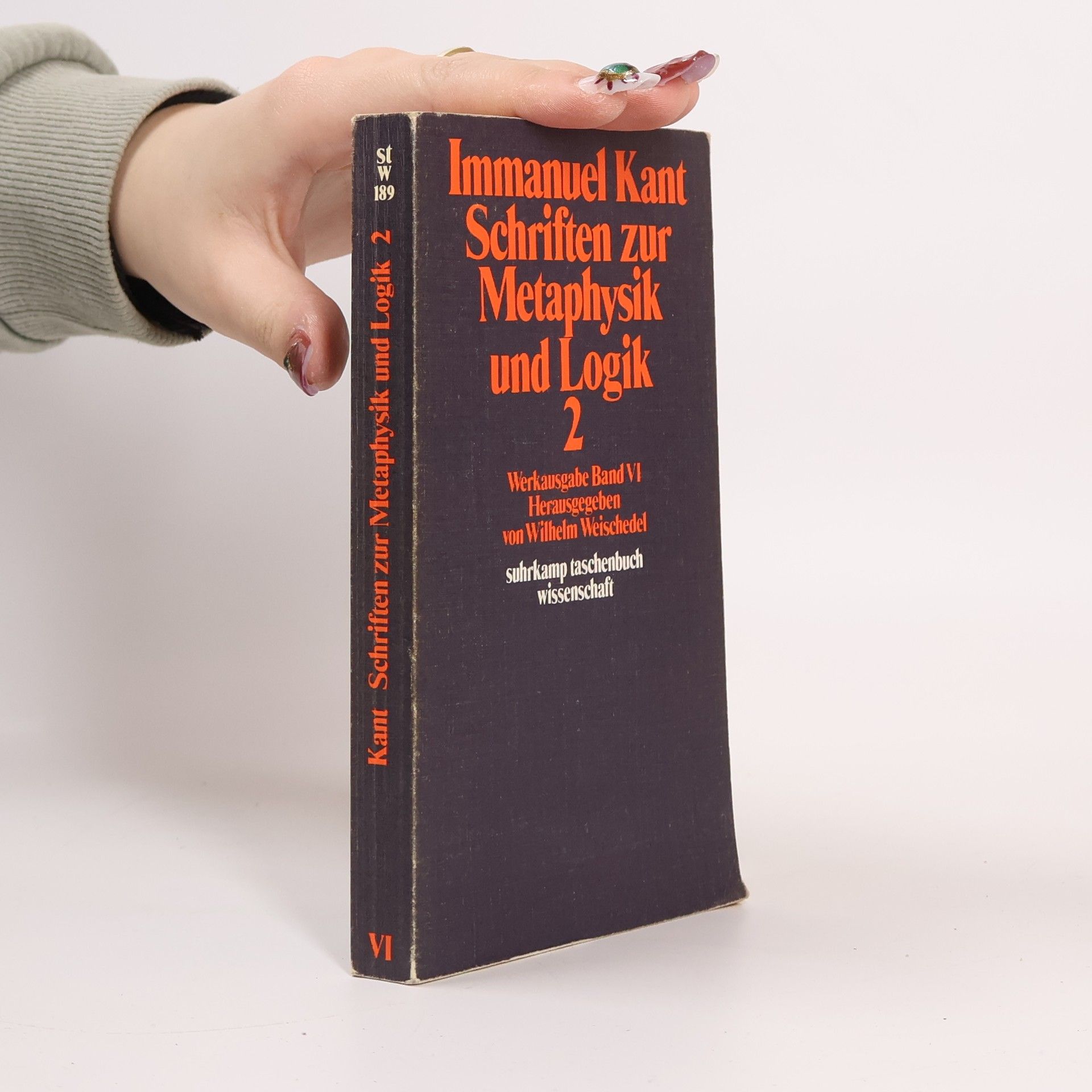 Werkausgabe - 2: Schriften zur Metaphysik und Logik