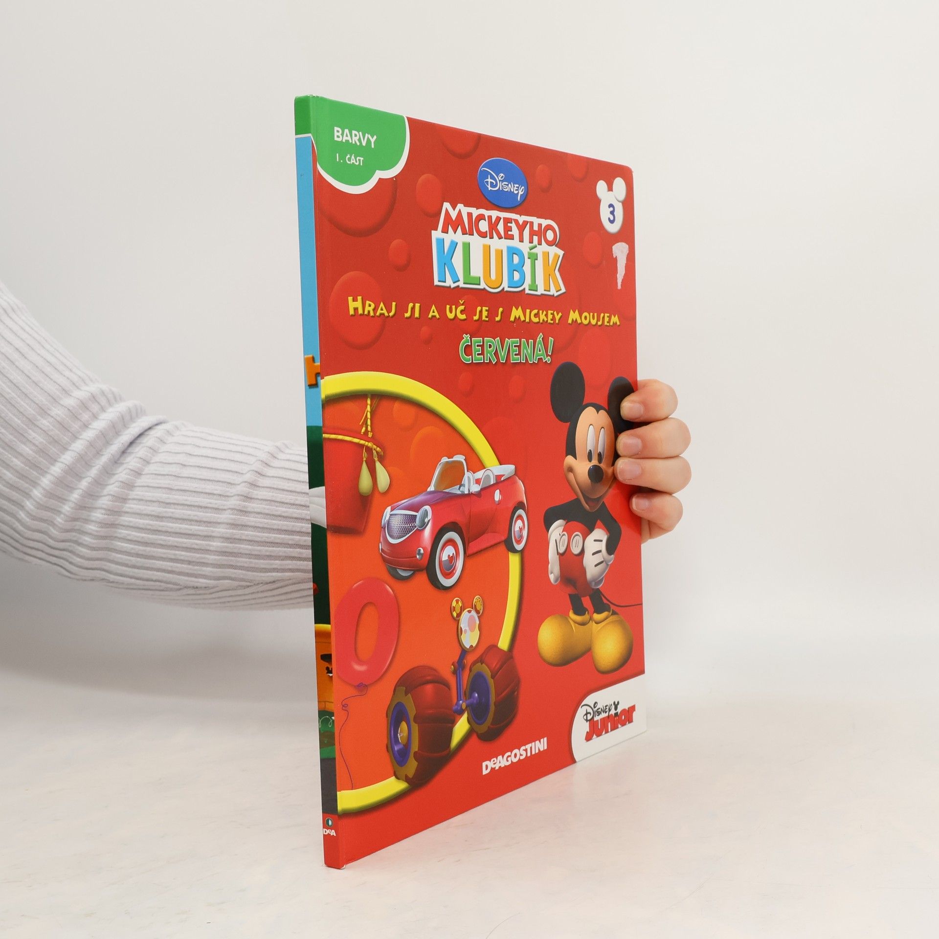Autorenkollektiv Hraj a uč se s Mickey Mousem 3. Červená!