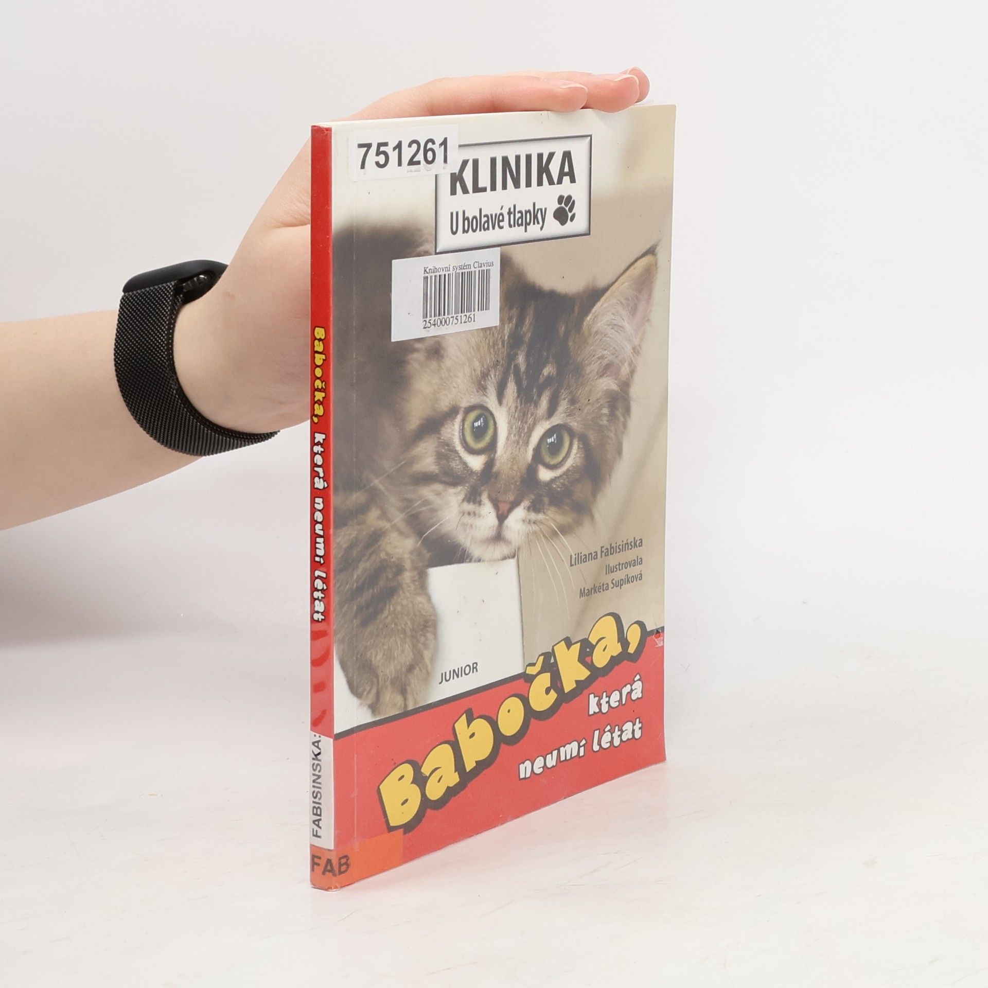 Liliana Fabisińska Babočka, která neumí létat - Klinika U bolavé tlapky