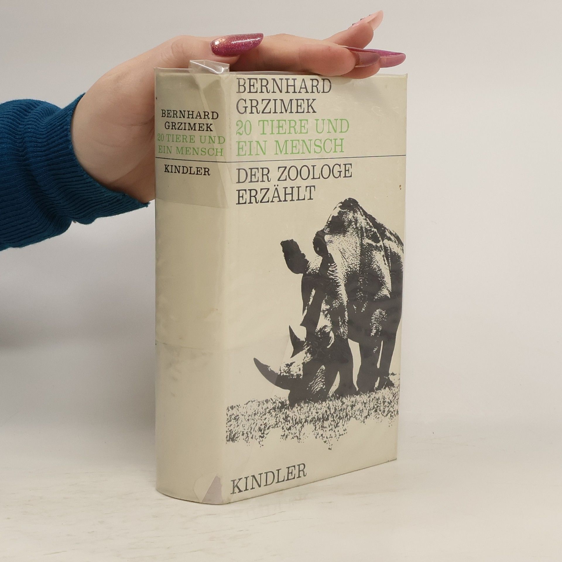 Bernhard Grzimek 20 Tiere und ein Mensch Der Zoologe erzählt