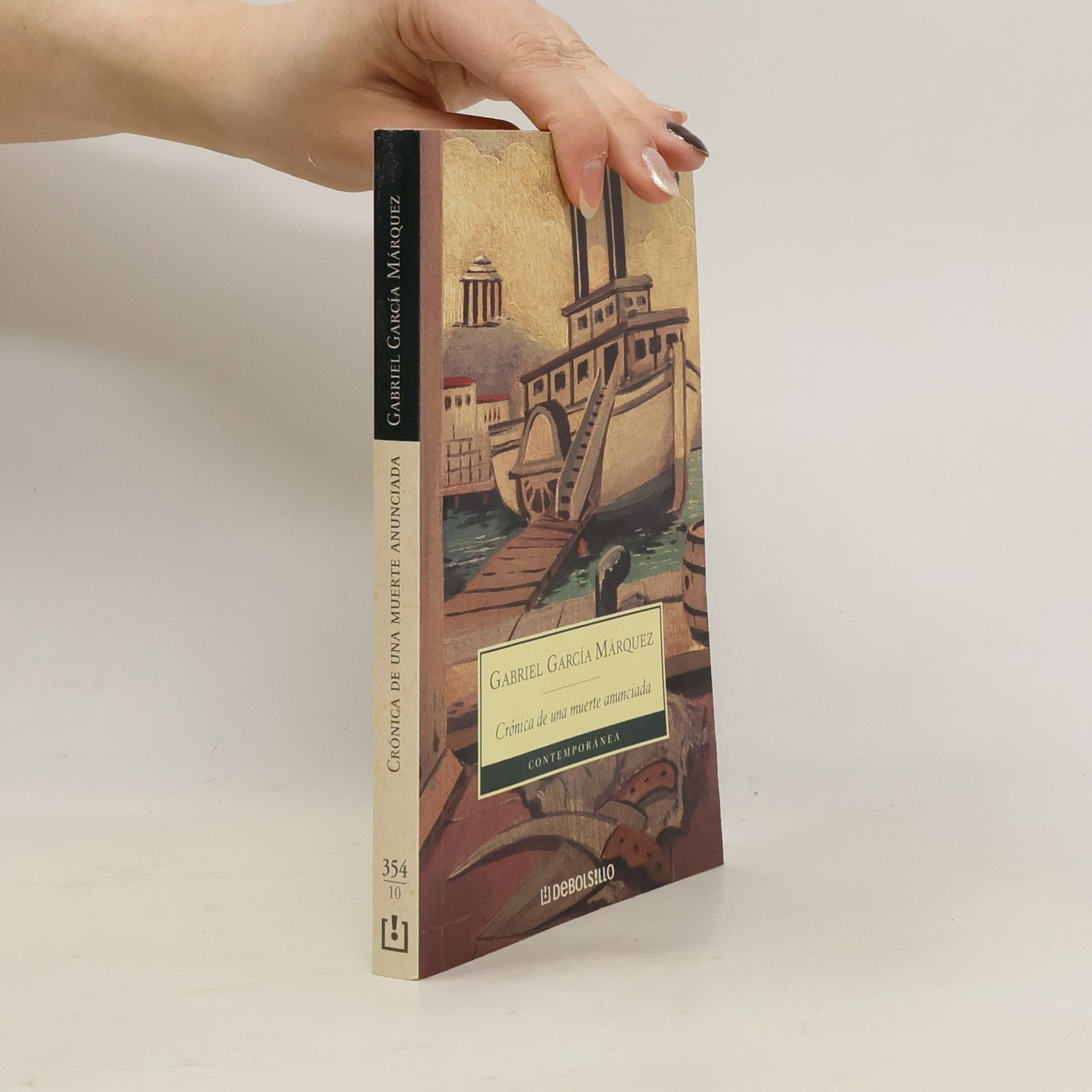 Gabriel García Márquez Cronica De Una Muerte Anunciada. Chronik eines angekündigten Todes, spanische Ausgabe