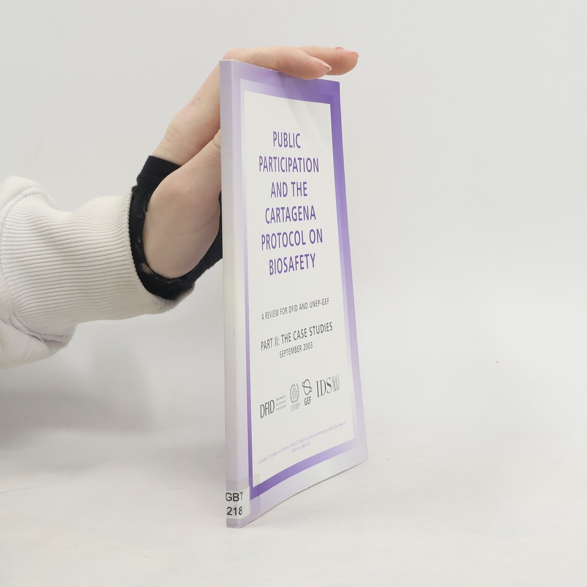 Collectif d'auteurs Public Participation and the Cartagena Protocol on Biosafety II