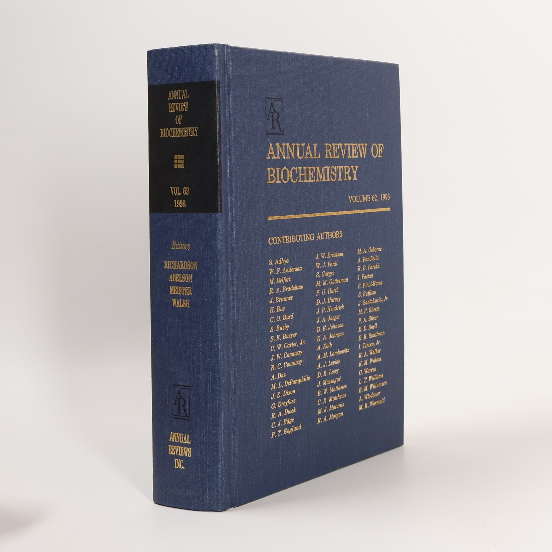 Kolektiv autorů Annual Review of Biochemistry 62