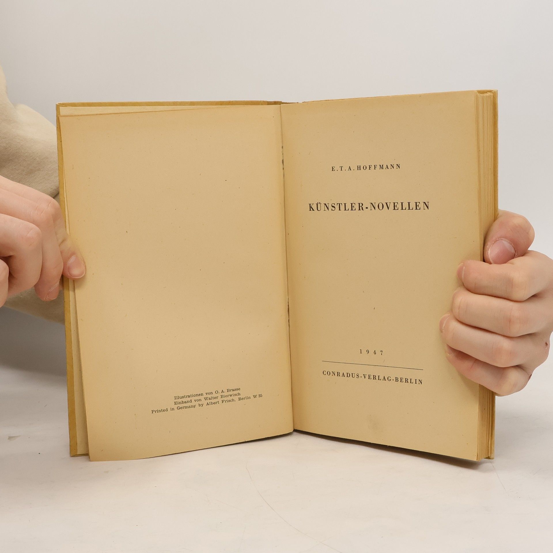 E. T. A. Hoffmann Künstler-Novellen