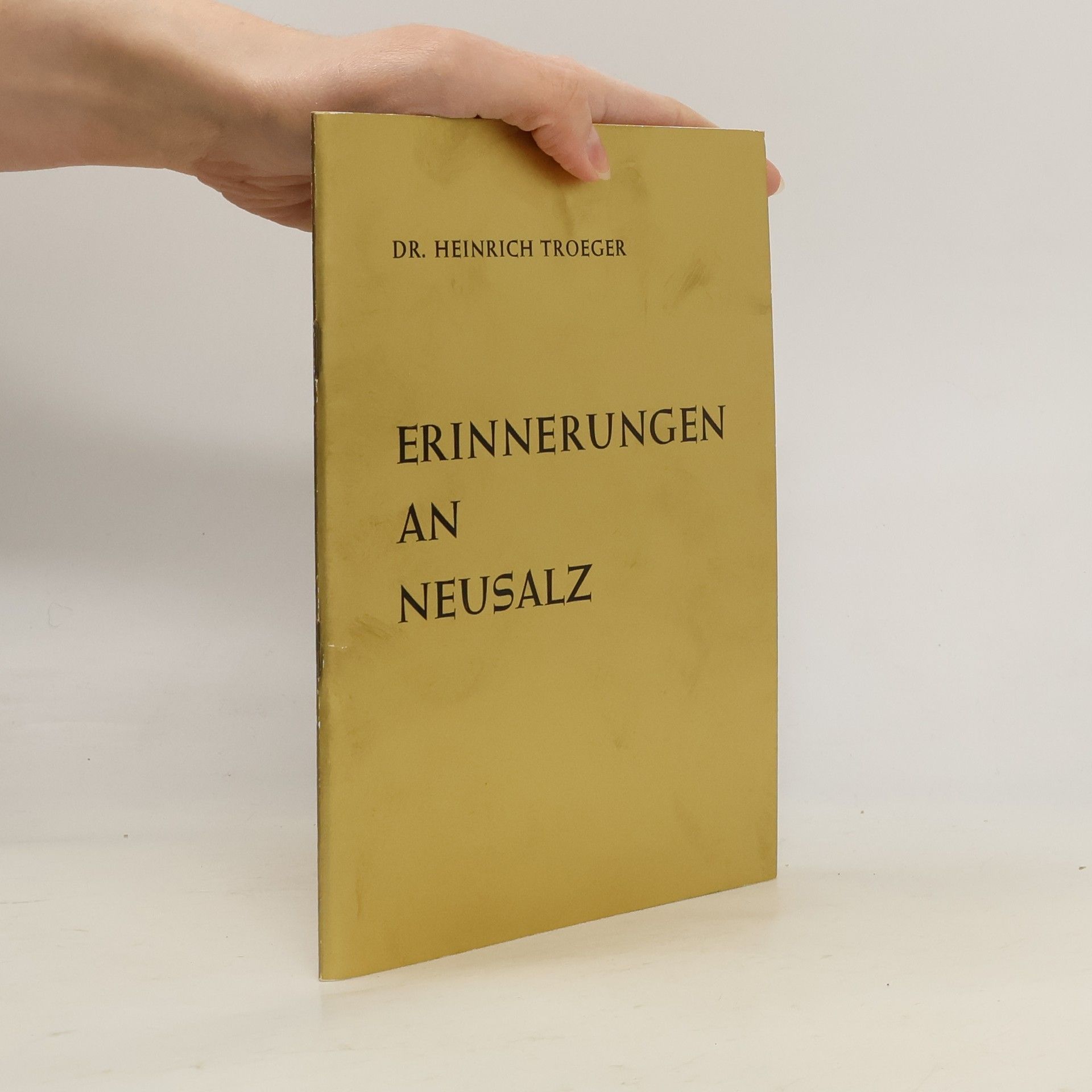 Heinrich Troeger Erinnerungen an Neusalz