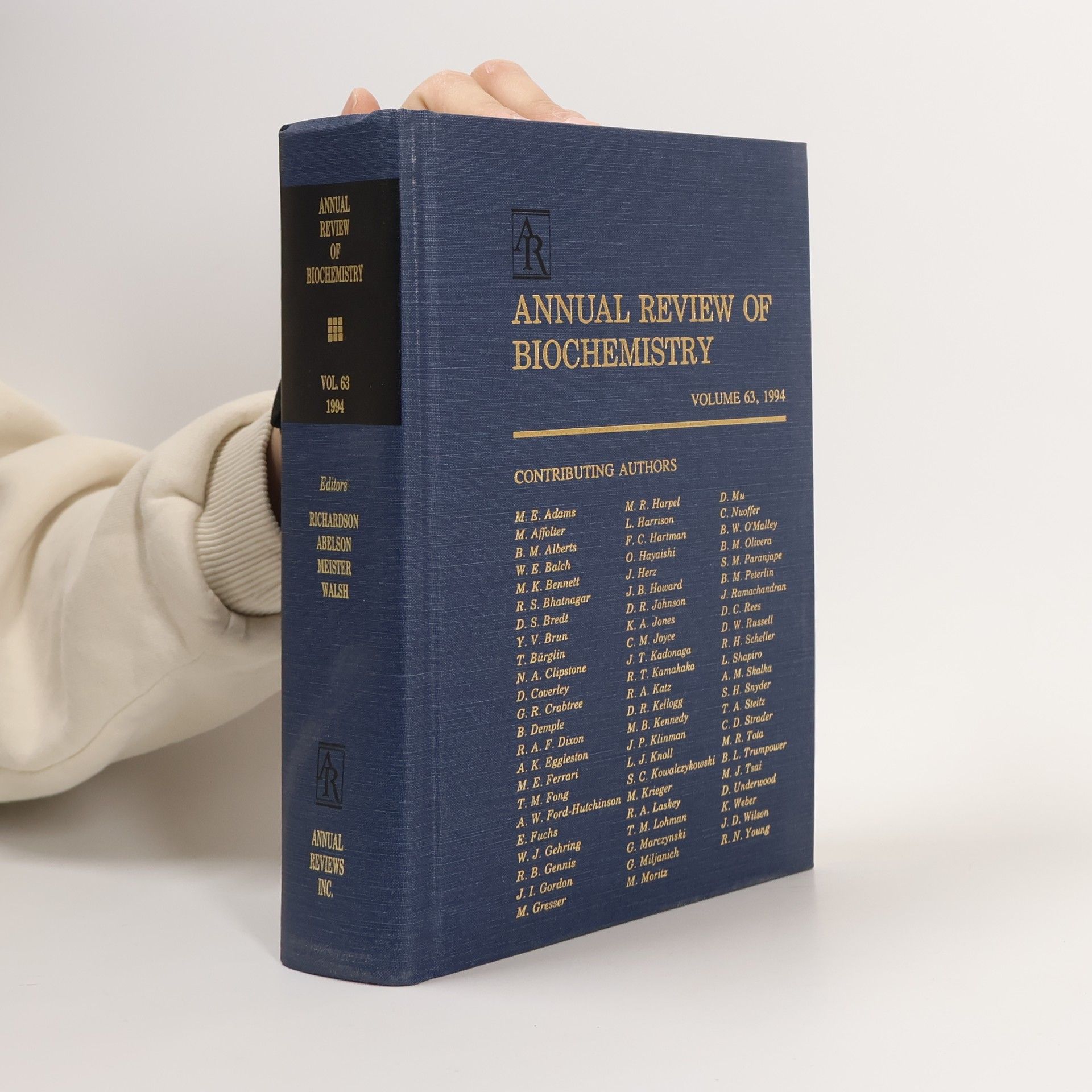 Kolektiv autorů Annual Review of Biochemistry 63
