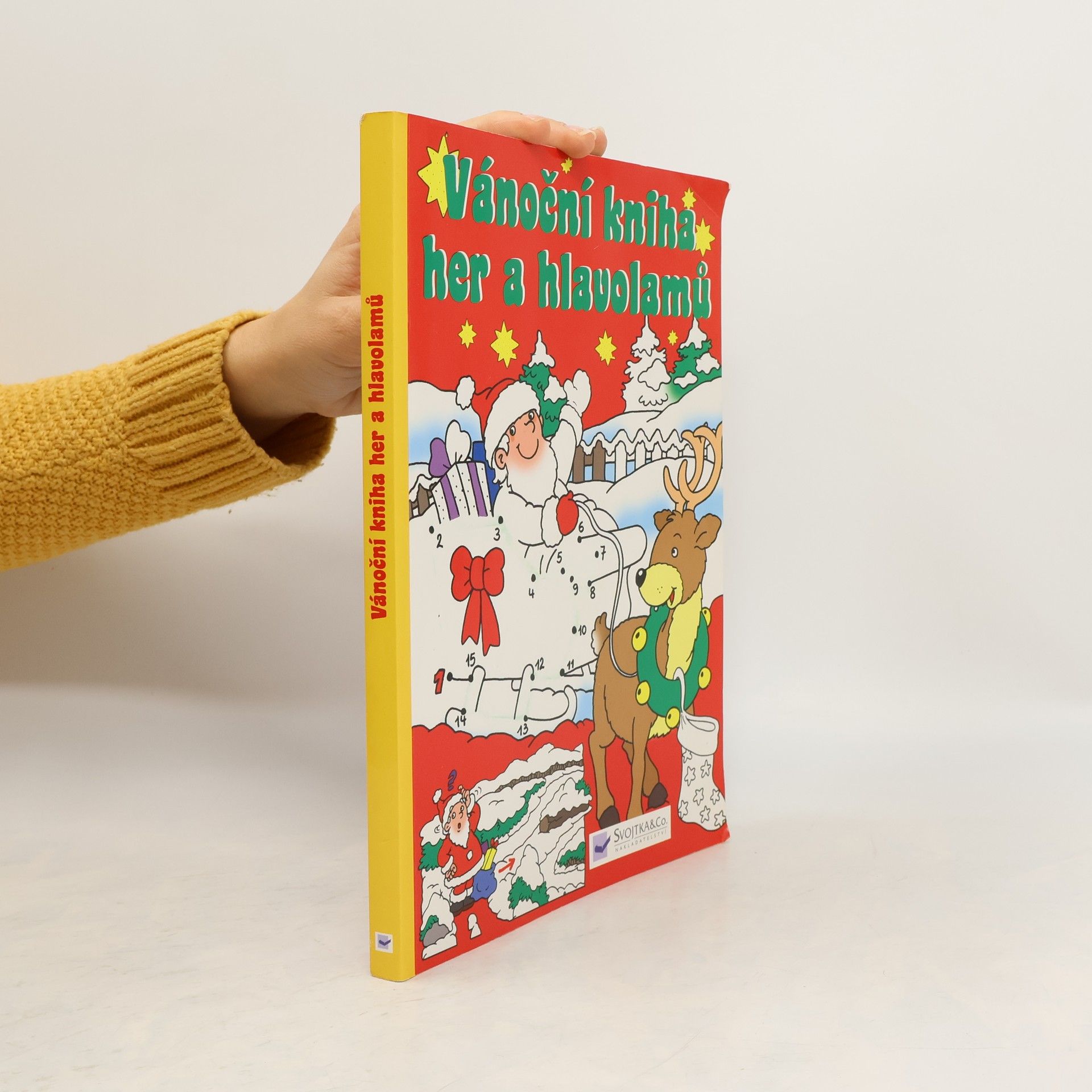 Autorenkollektiv Vánoční kniha her a hlavolamů